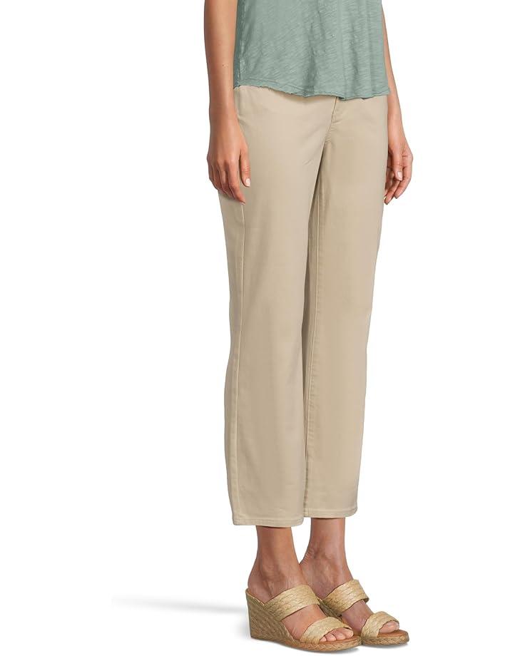 Slim Bootcut Ankle Jeans in Optic White Product Image