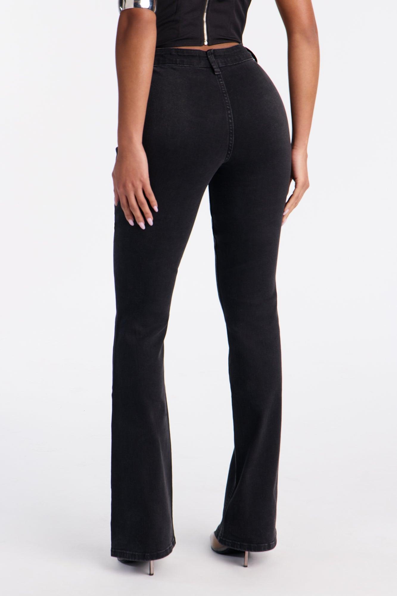 Concert Buddies Lace Up Bootcut Jeans - Black Wash Female Product Image