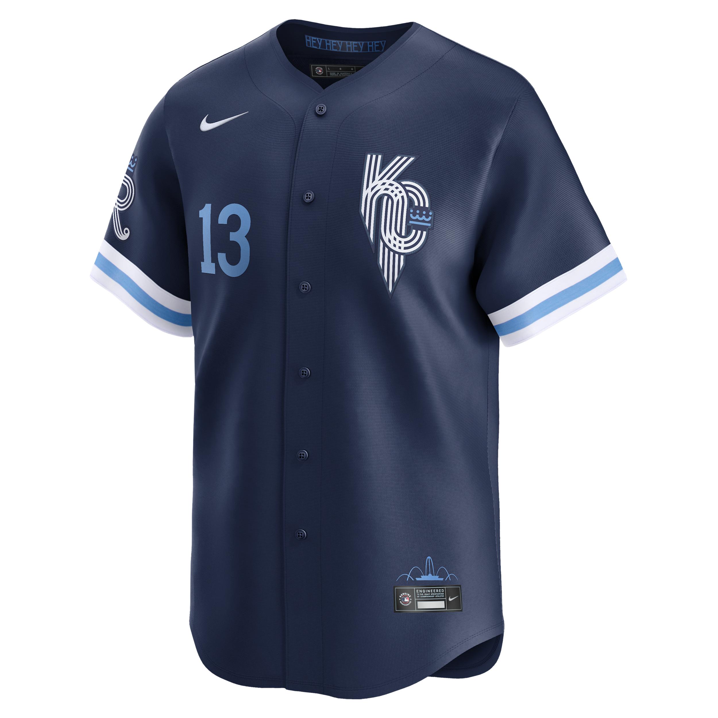 Salvador Perez Kansas City Royals City Connect Nike Mens Dri-FIT ADV MLB Limited Jersey | LM25RYC1RO9-FKD Product Image