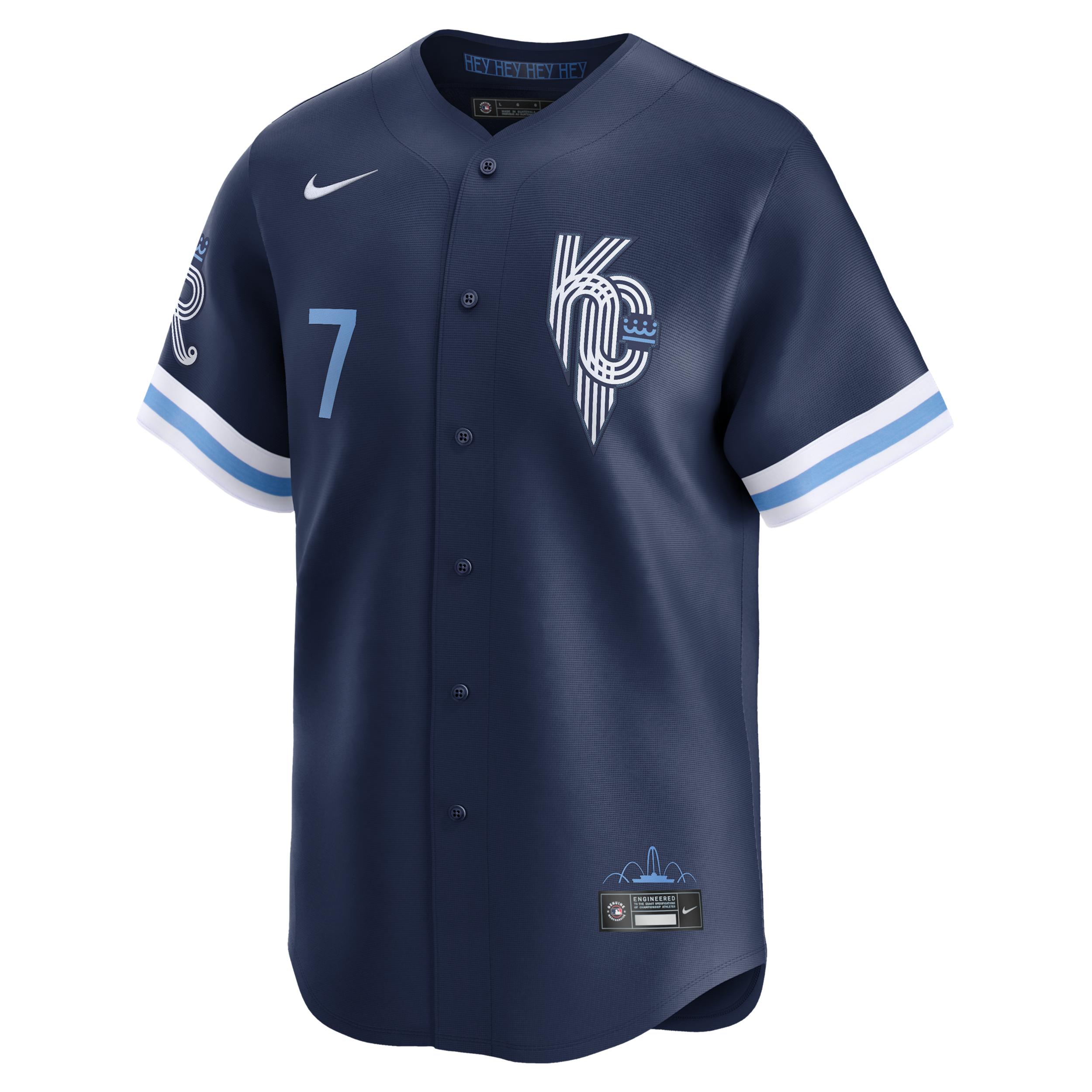 Bobby Witt Jr. Kansas City Royals City Connect Nike Men's Dri-FIT ADV MLB Limited Jersey Product Image