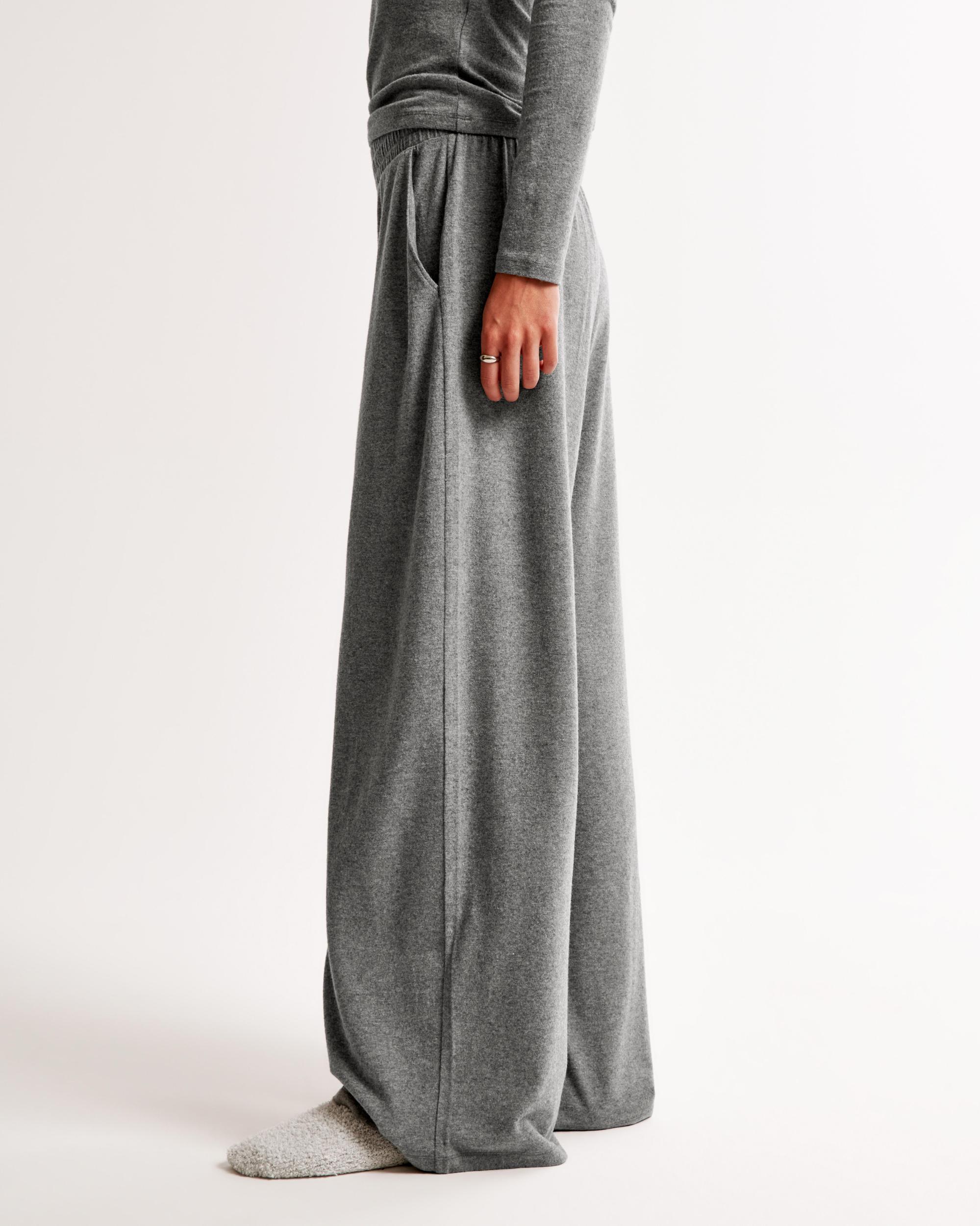 Cozy Lounge Knit Wide Leg Sweatpant Product Image