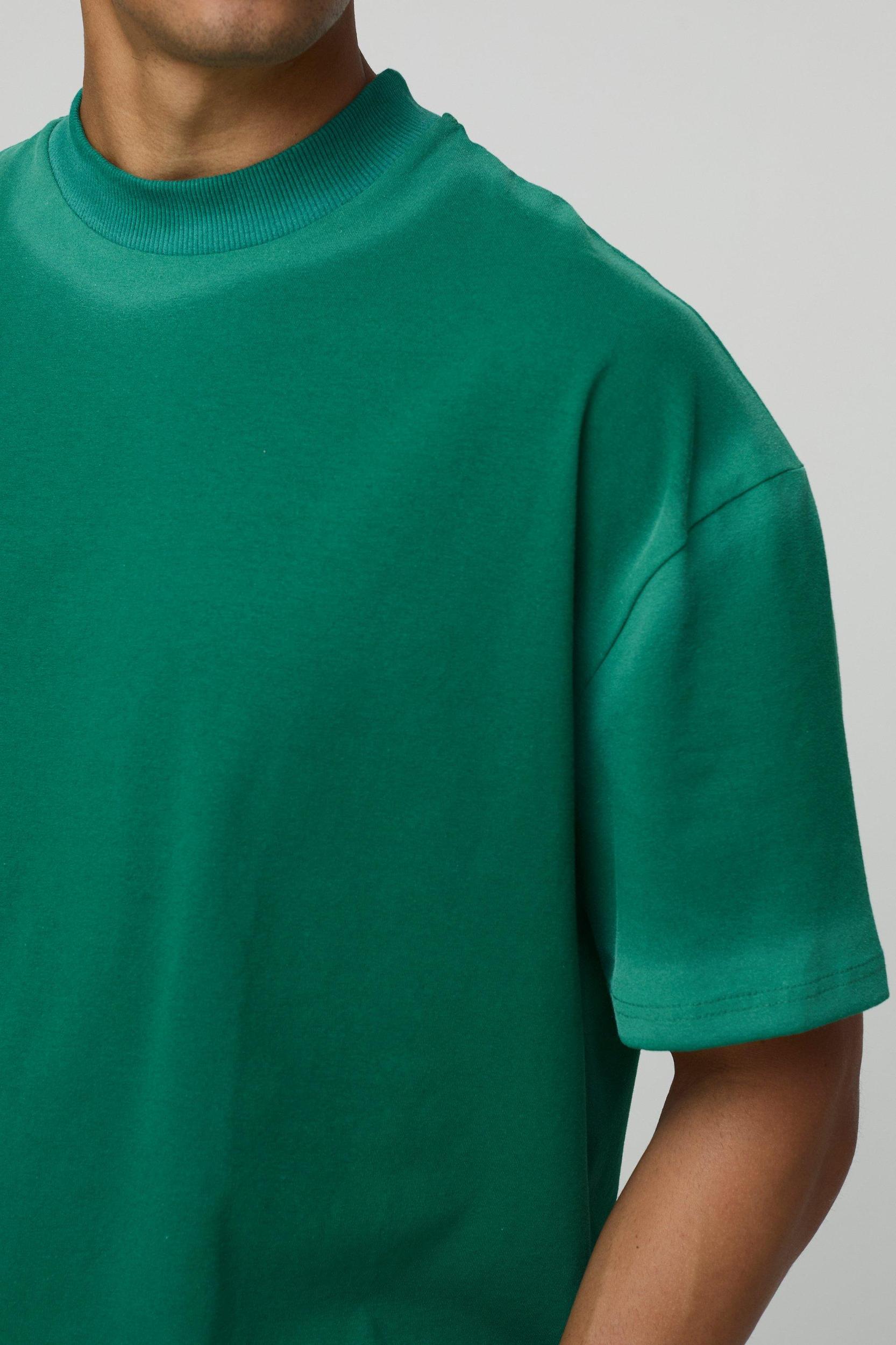 Oversized Boxy Washed Seam T-Shirt | boohooMAN USA Product Image
