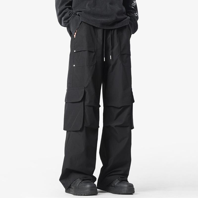 Retro Paratrooper Pleated Functional Cargo Pants Product Image