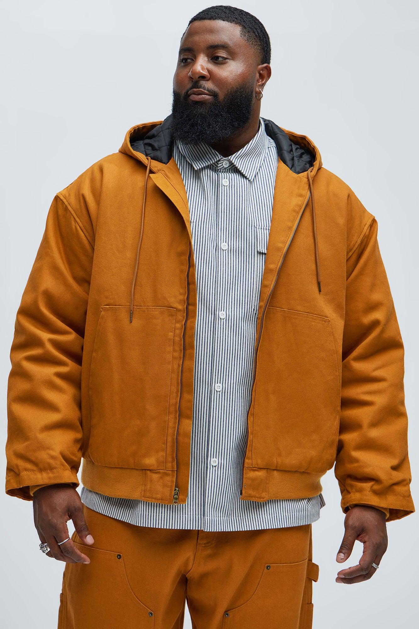 Alexander Utility Canvas Hooded Jacket - Tan Product Image