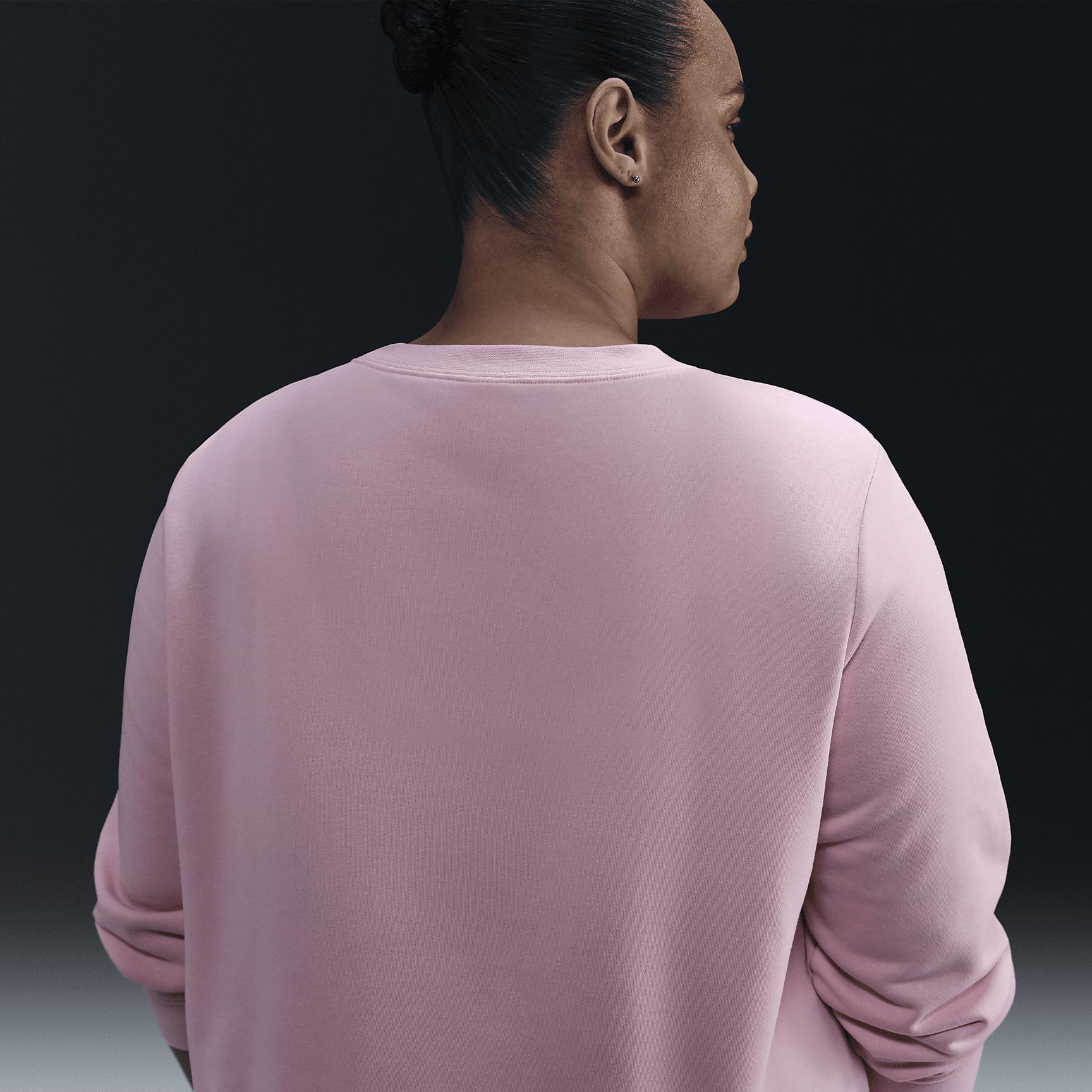 Nike Sportswear Club Fleece Women's Crew-Neck Sweatshirt (Plus Size) Product Image