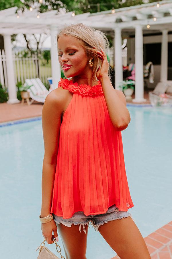 Sunday Brunch Pleated Top Product Image