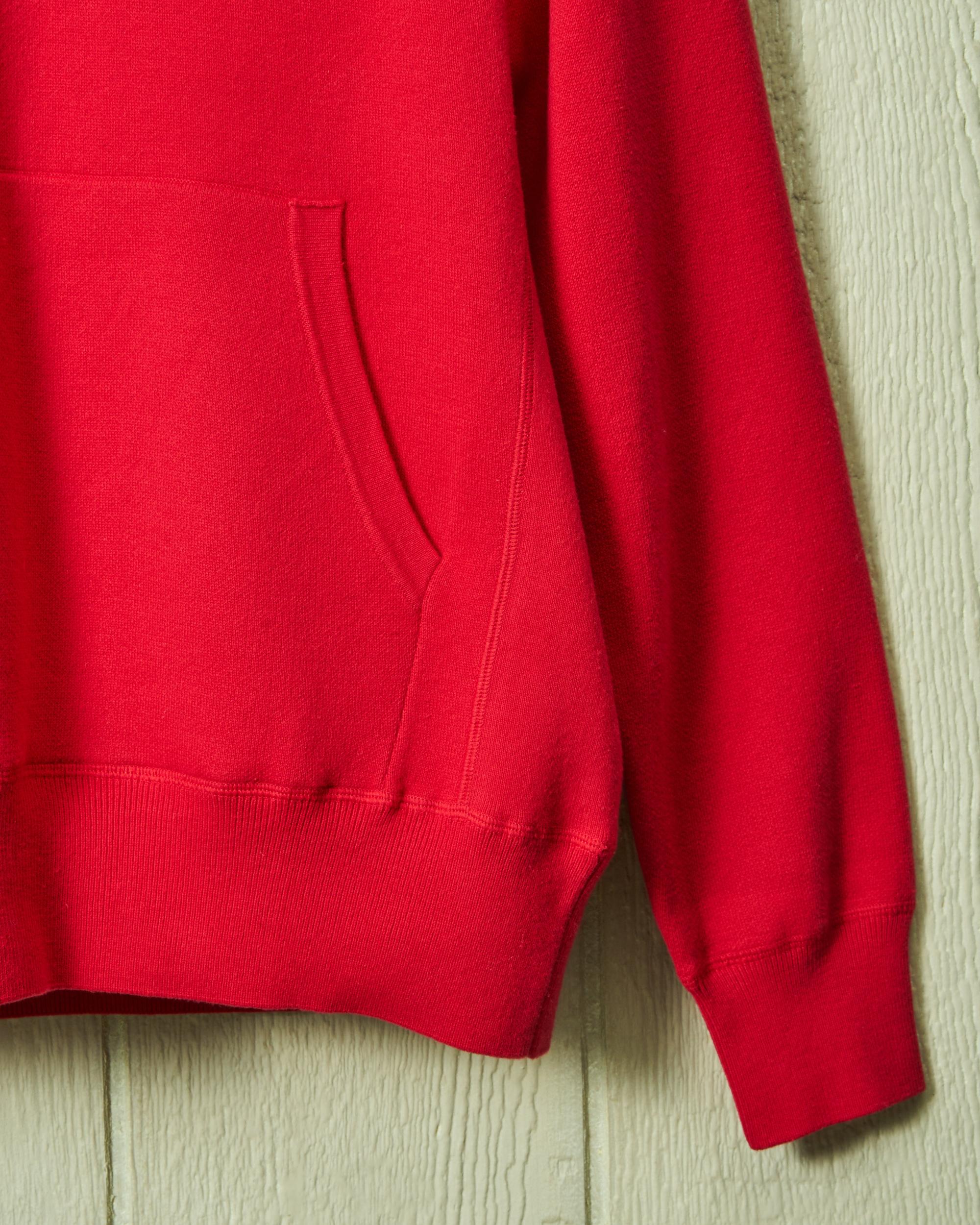 Wharf Knit Hoodie in Crimson Product Image