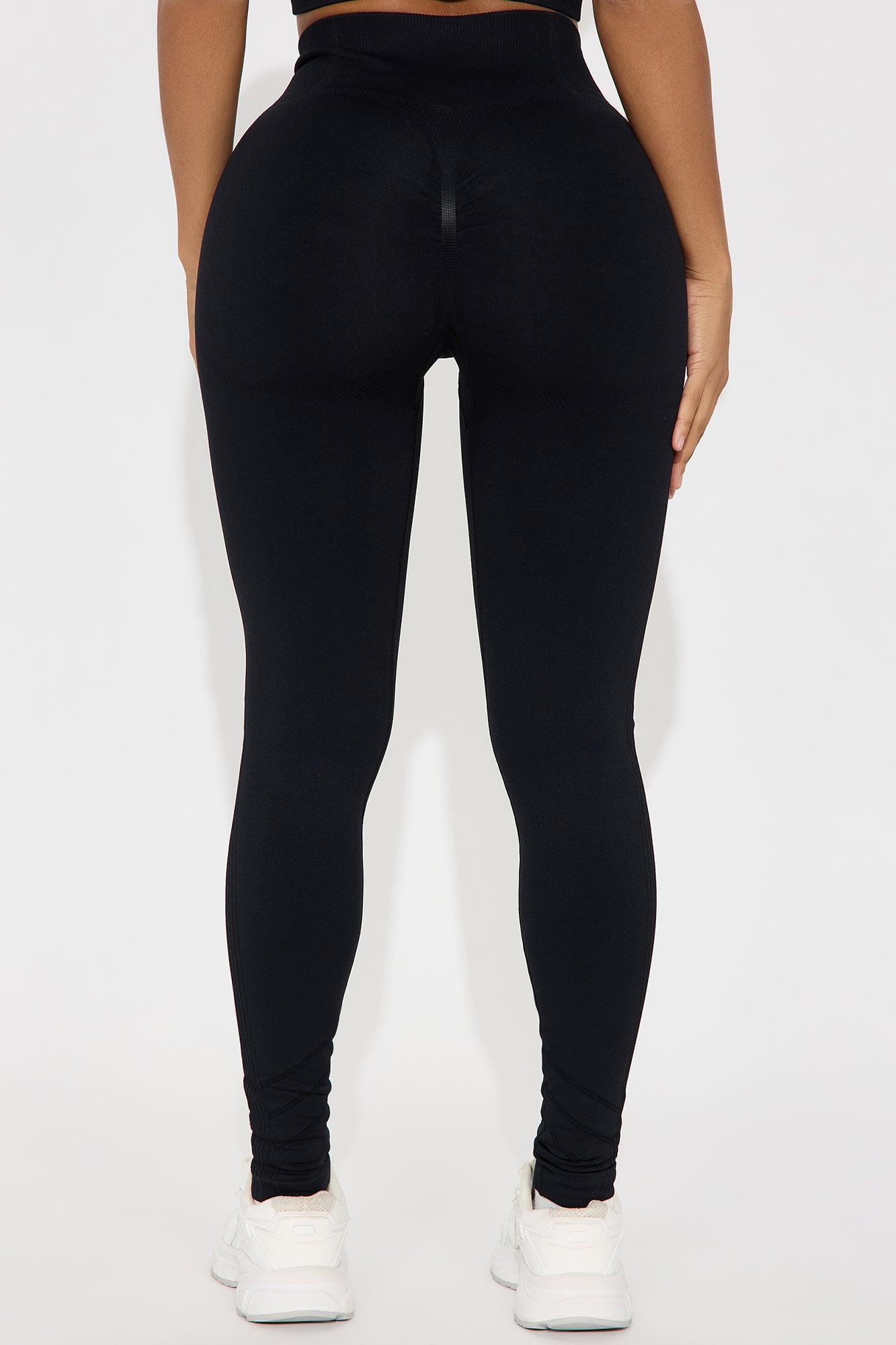 Good Stretch Seamless Active Legging - Black Product Image