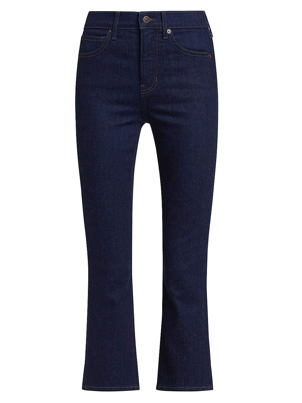 Womens Carson High-Rise Ankle-Flare Jeans Product Image