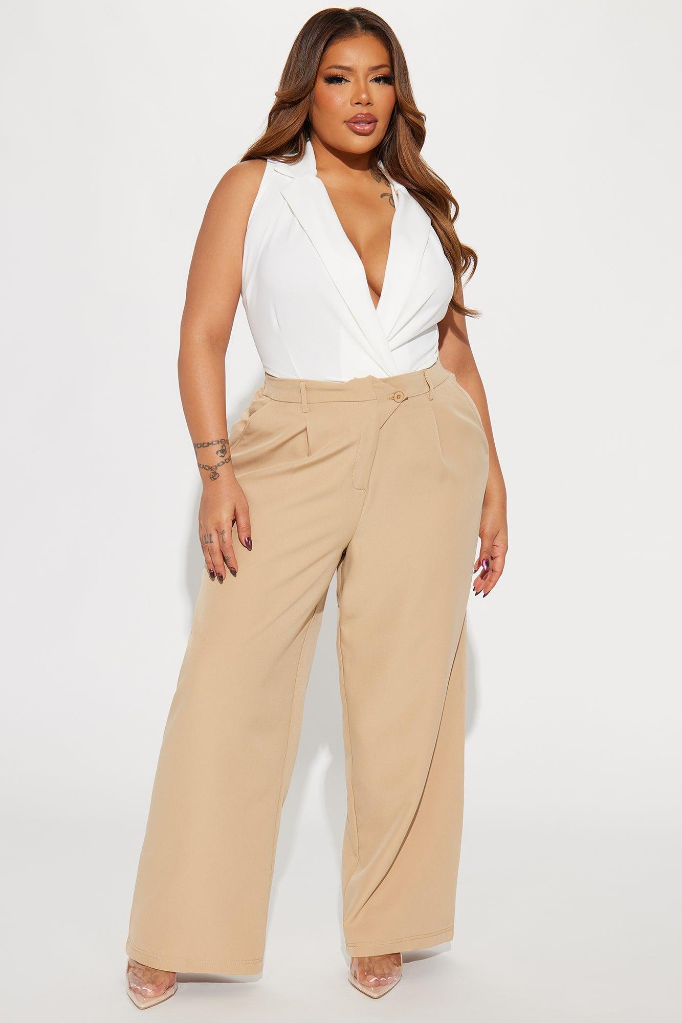 Office Baddie Bodysuit - Ivory Product Image