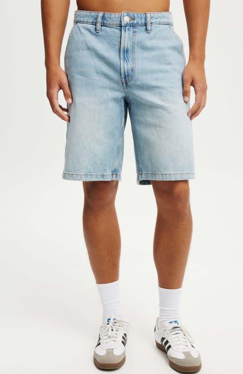 Cotton On Men's Baggy Denim Short in Carpenter Remi Blue at Nordstrom, Size 38 Product Image