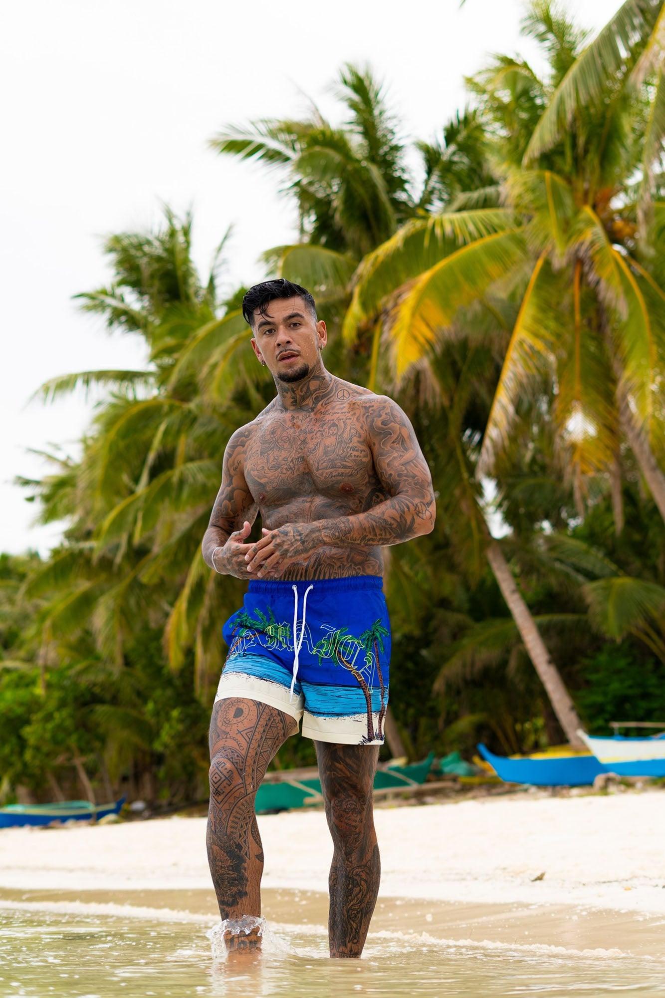 Jamaican Shore Swim Trunk - Blue Product Image