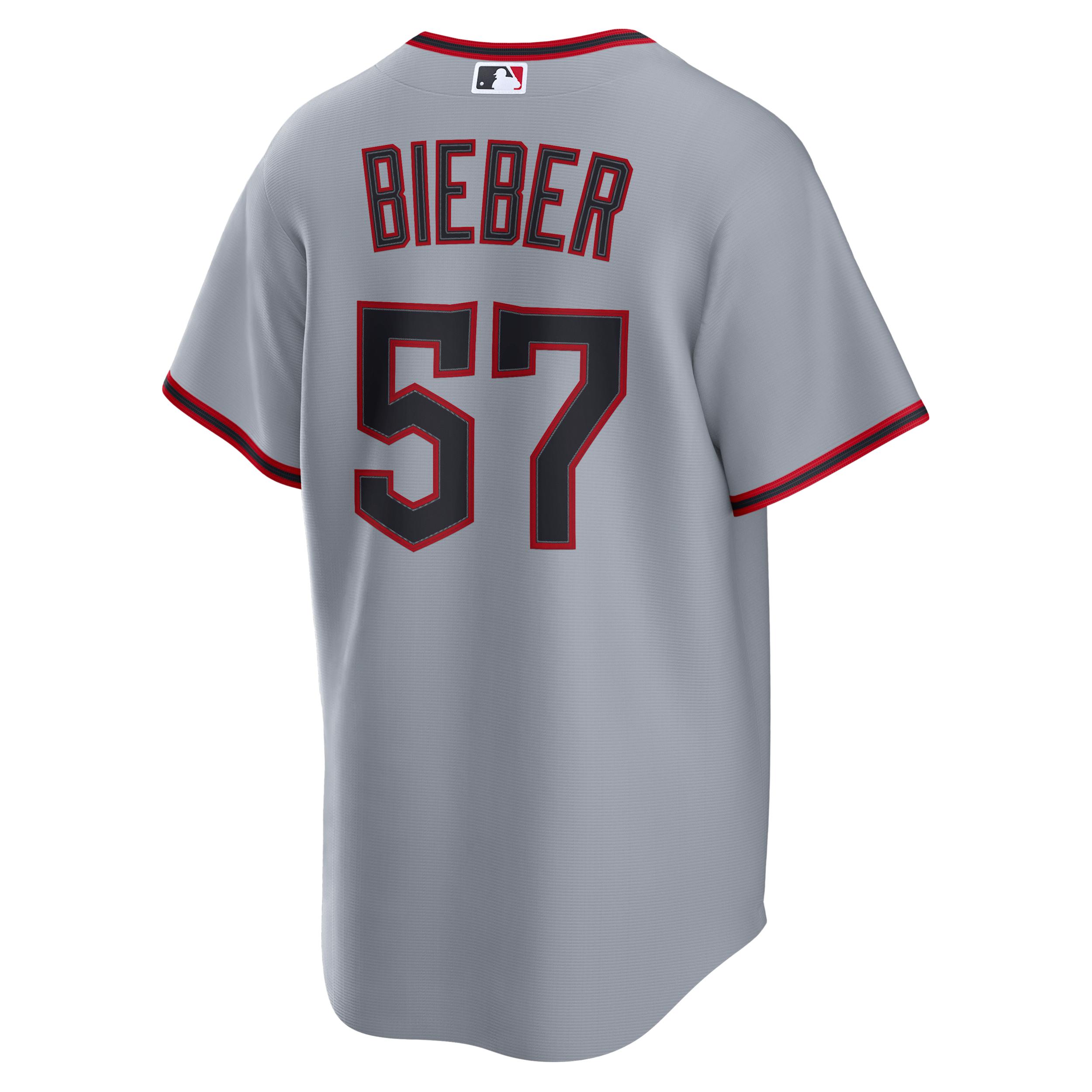 Shane Bieber Cleveland Guardians Nike Men's MLB Replica Jersey Product Image