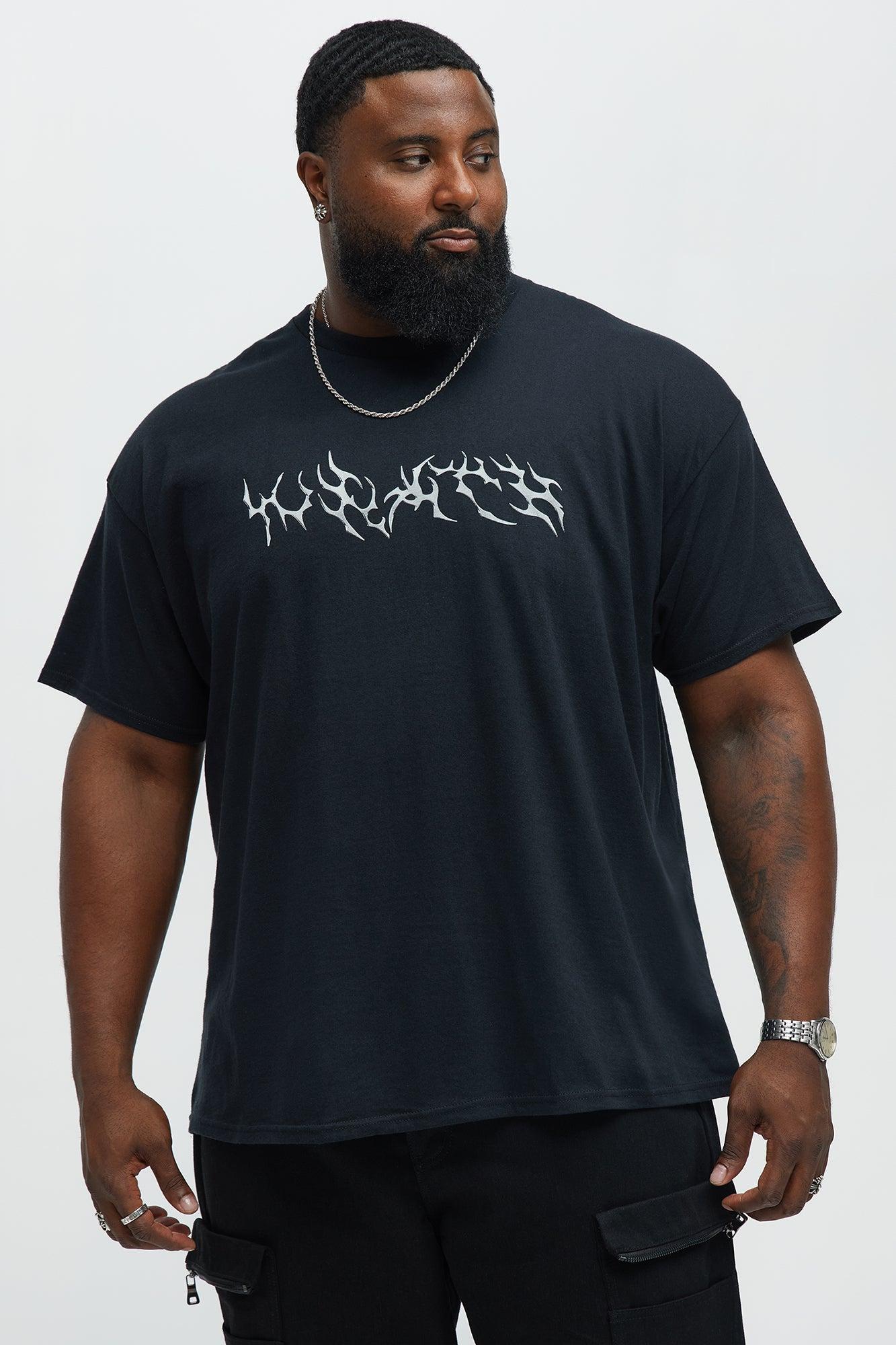 Winged Wraith Short Sleeve Tee - Black Male Product Image
