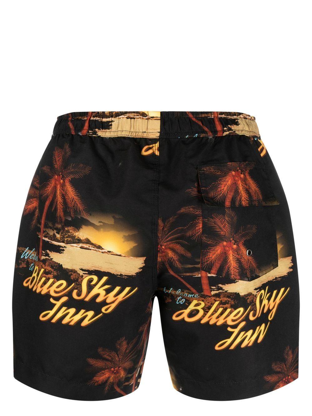 graphic-print swim shorts Product Image