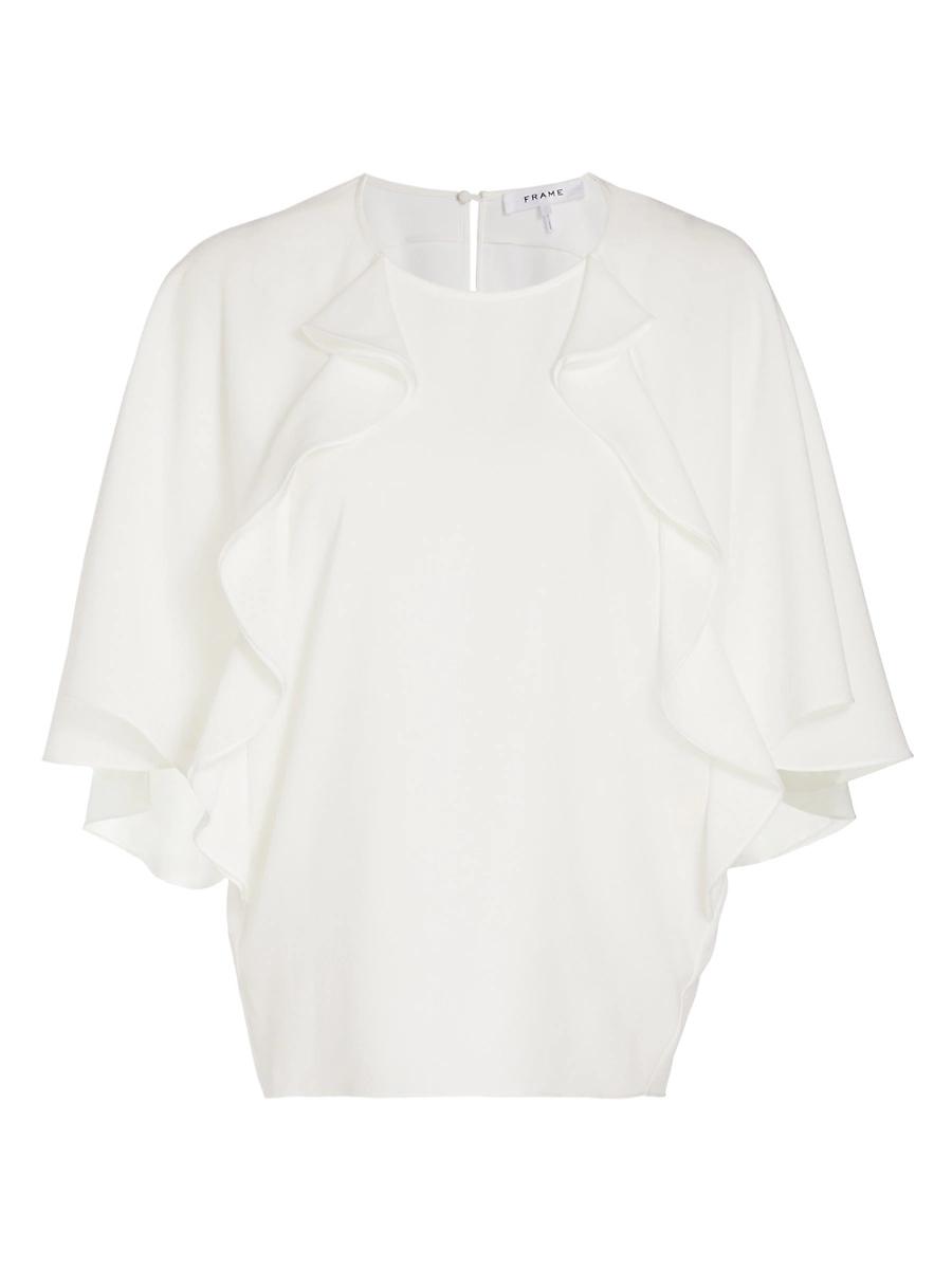 Womens Ruffle Sleeve Top Product Image