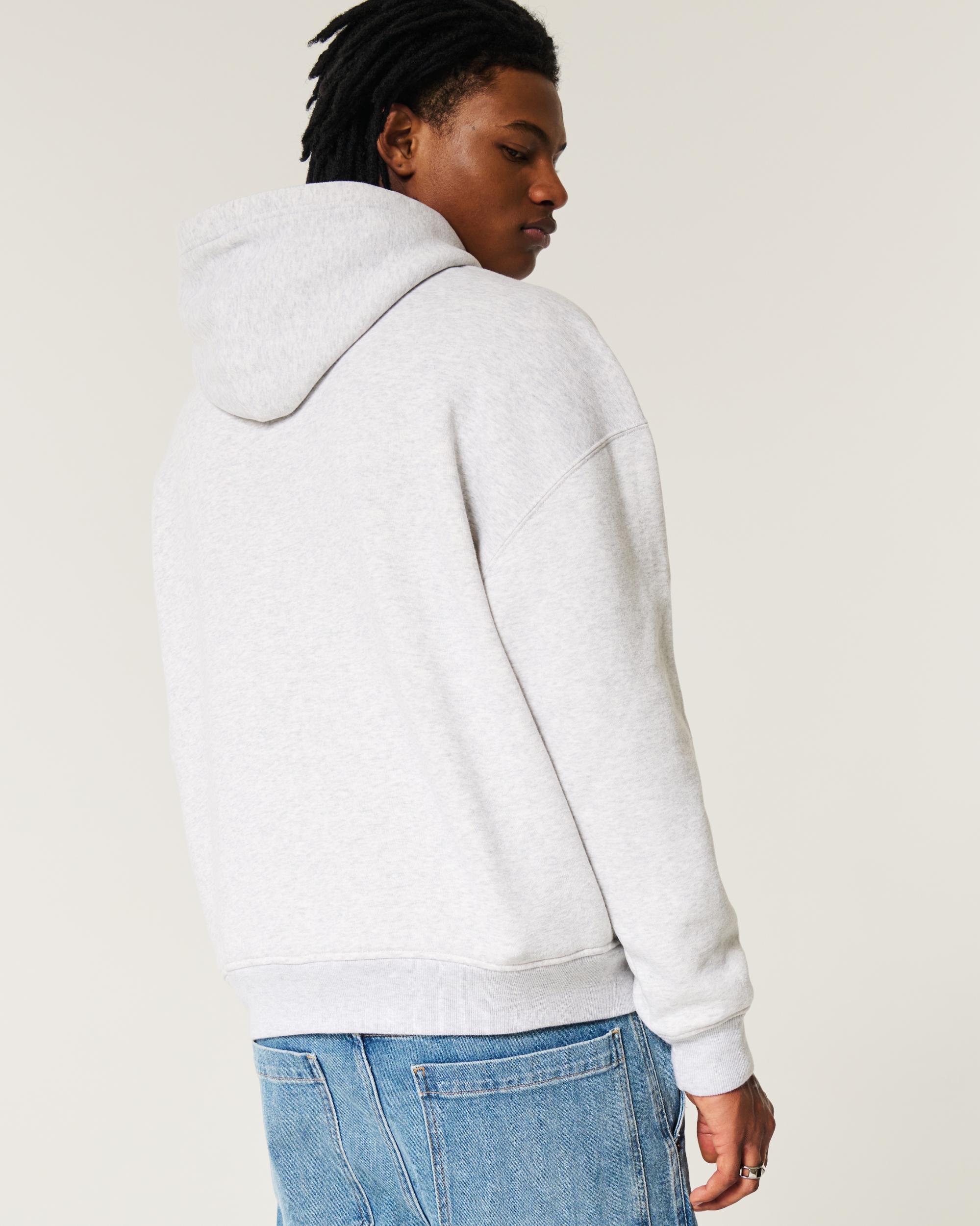 Boxy UConn Graphic Hoodie Product Image