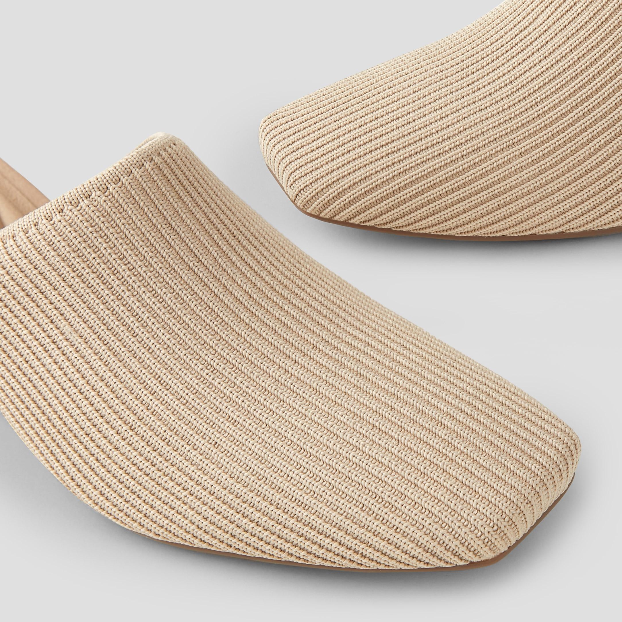 Square-Toe Wedge Mules (Margot Wedge Mules) Product Image