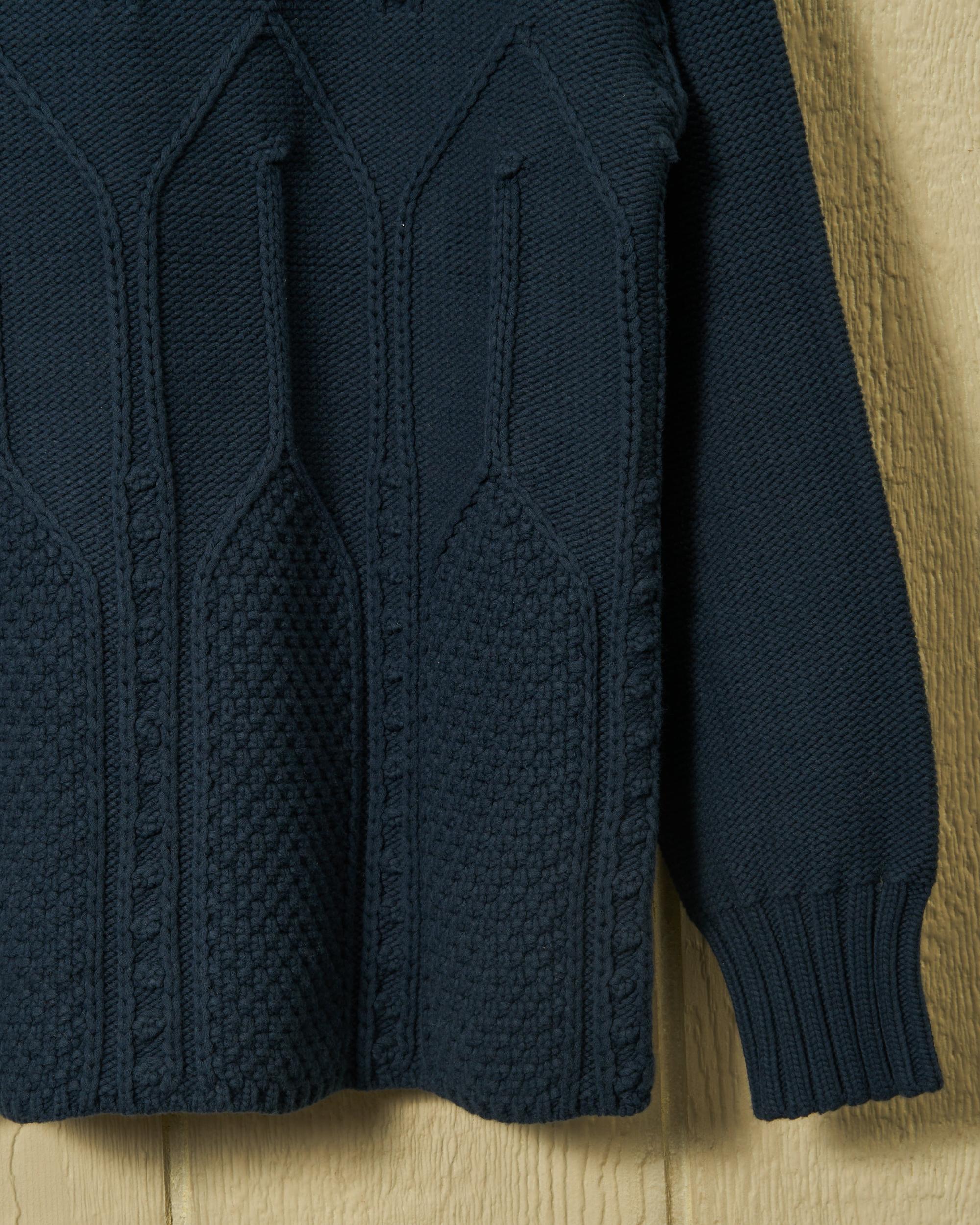 Shoreline Sweater in Navy Product Image