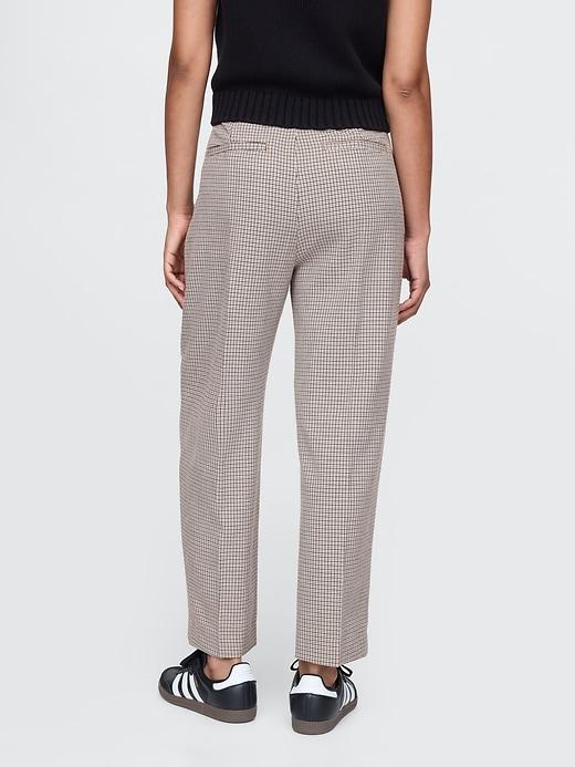 365 High Rise Brushed Twill Pleated Taper Trousers Product Image