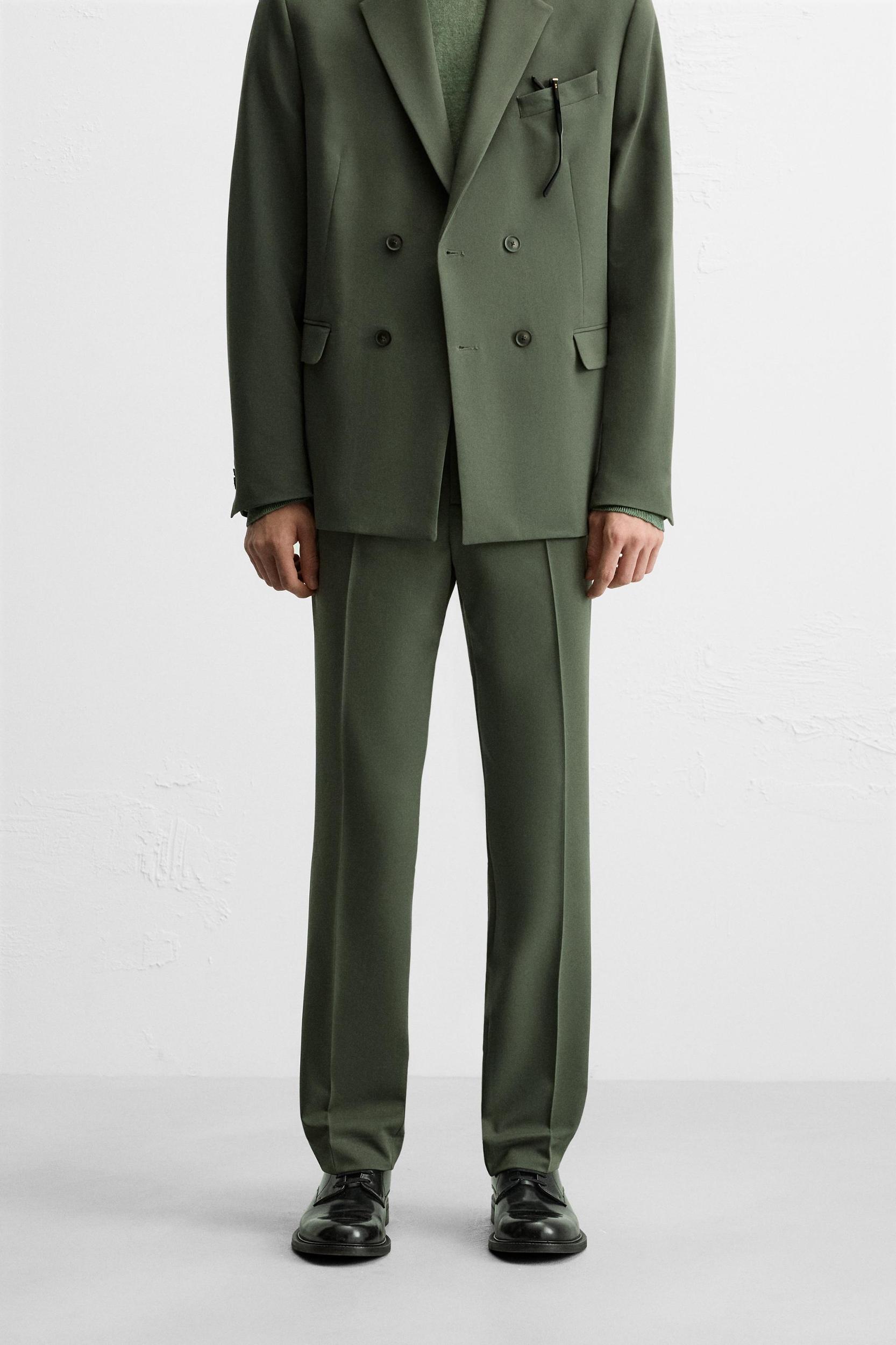 SLIM FIT SUIT PANTS Product Image