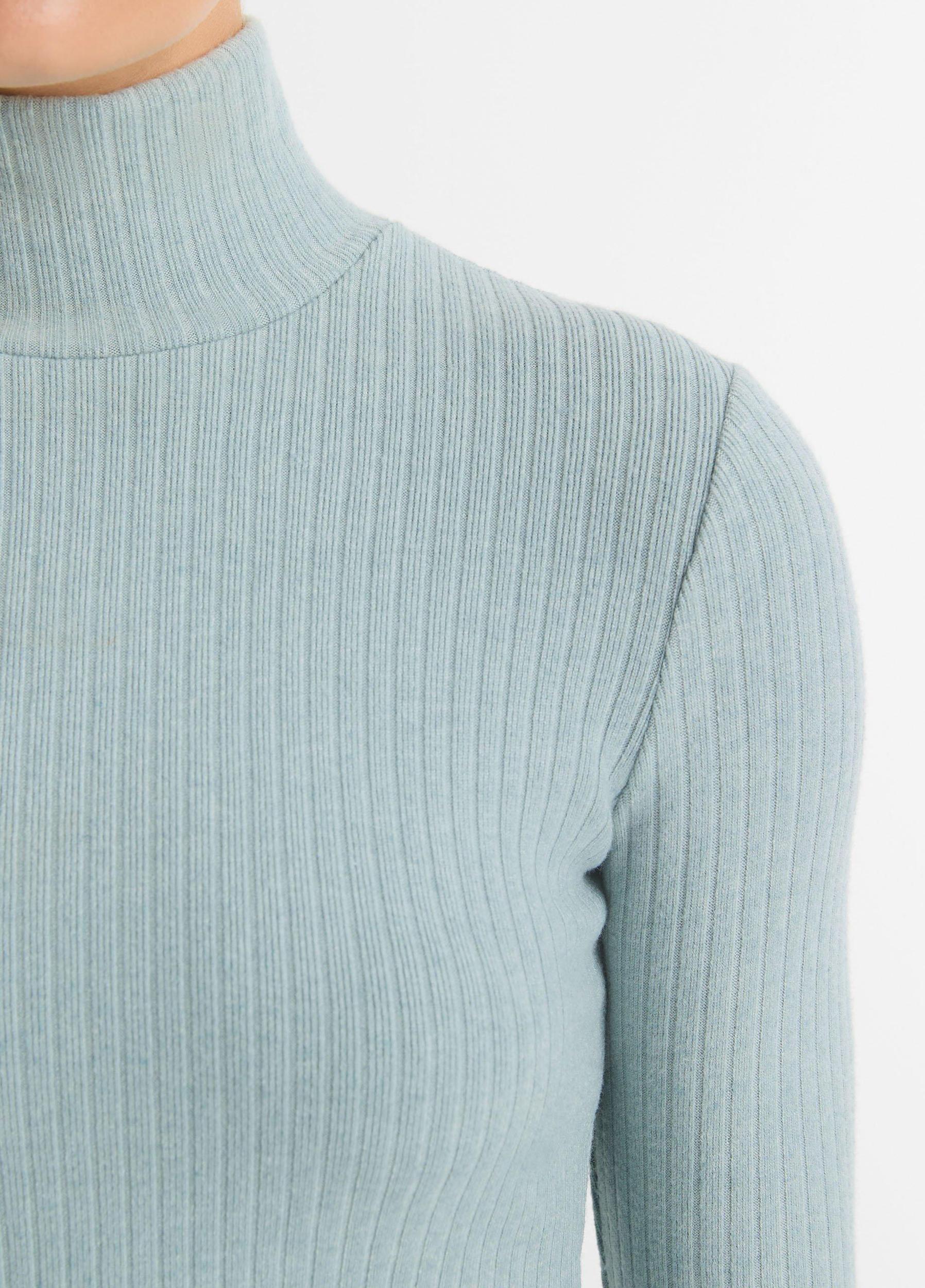 Ribbed Turtleneck Top Product Image