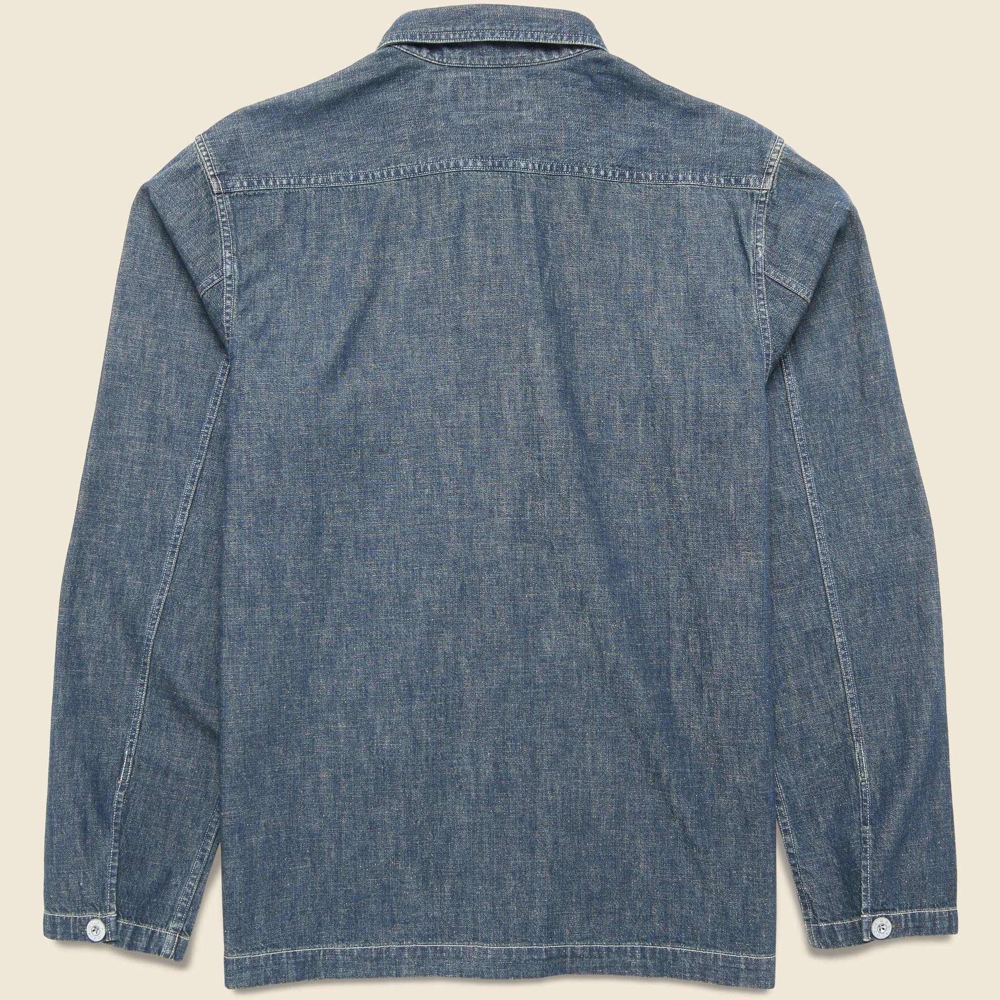 Denim Montgomery Jacket - Indigo Product Image