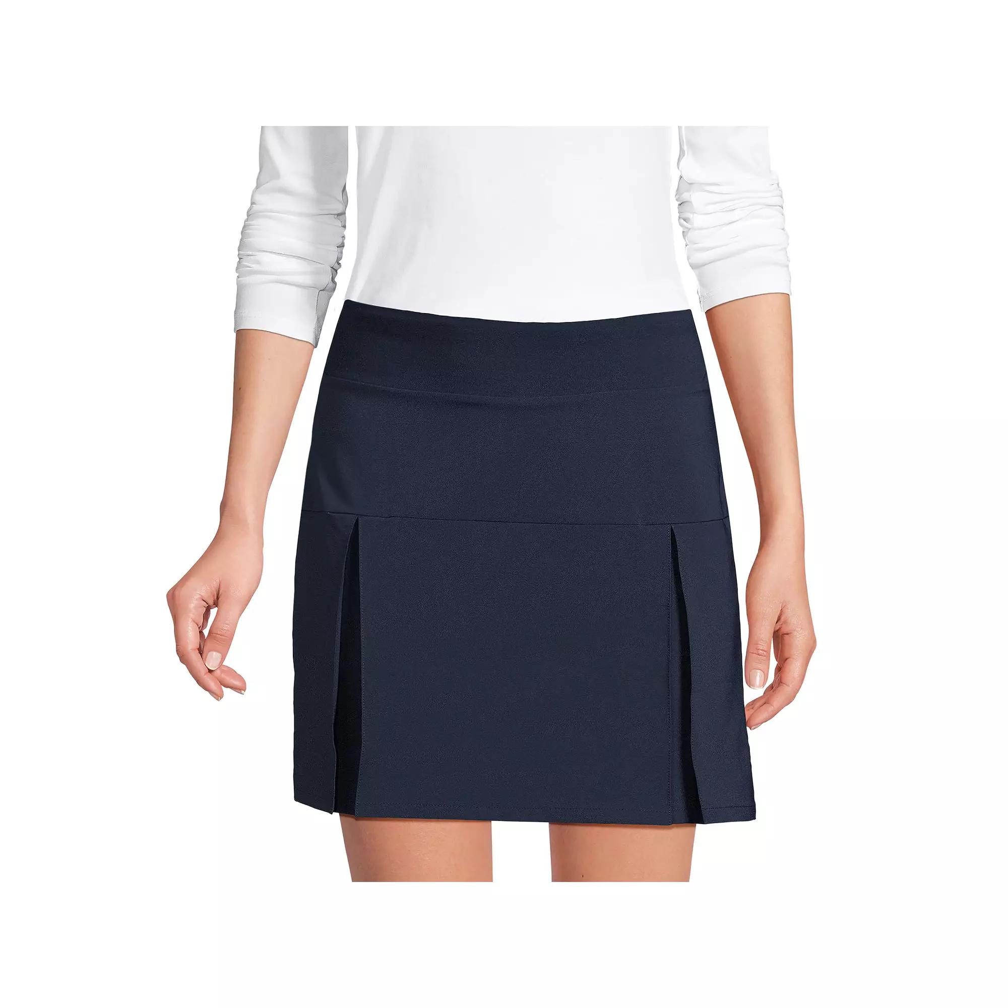 Women's Lands' End Performance Pleated Skort,  Product Image