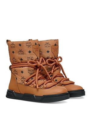 Mcm Womens Skyward Woven Ankle Boots Product Image