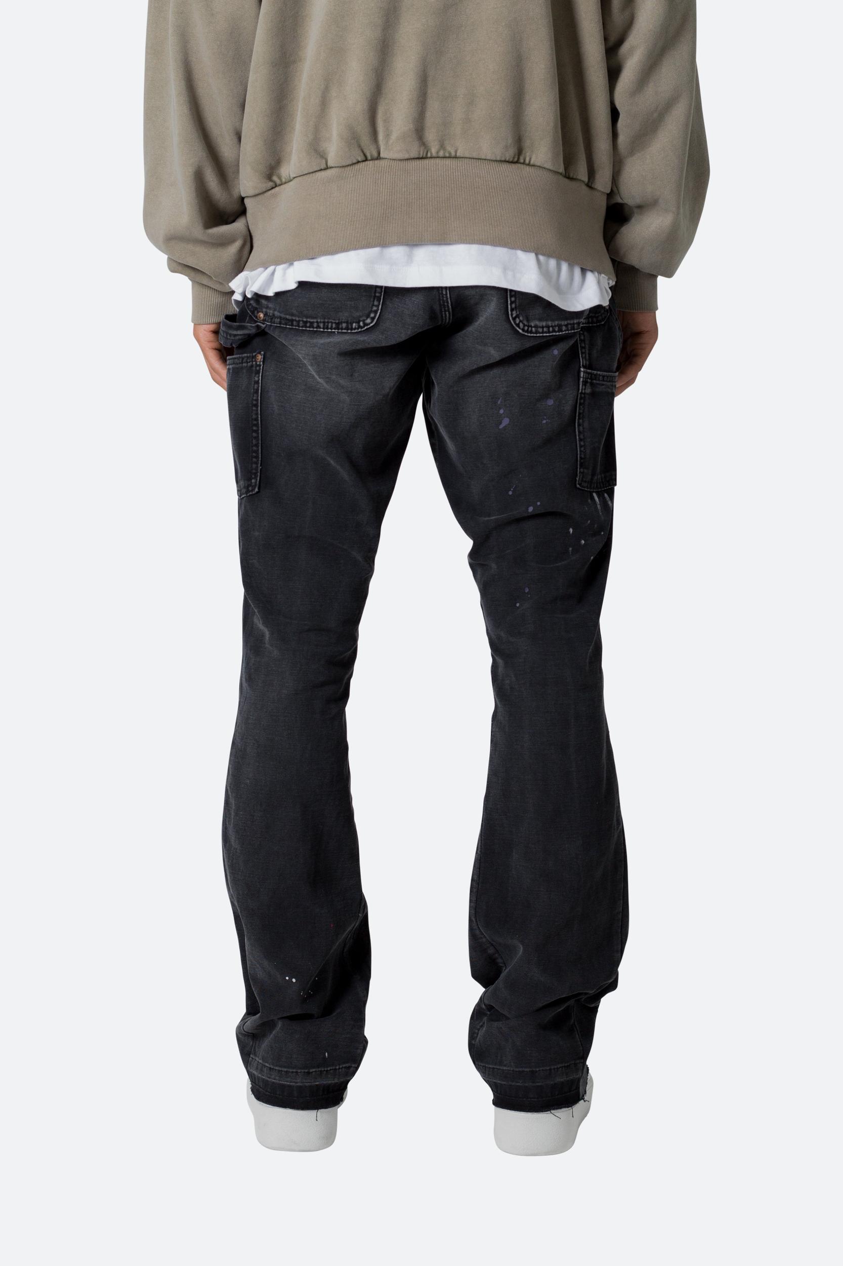 B243 Flare Denim - Black Product Image