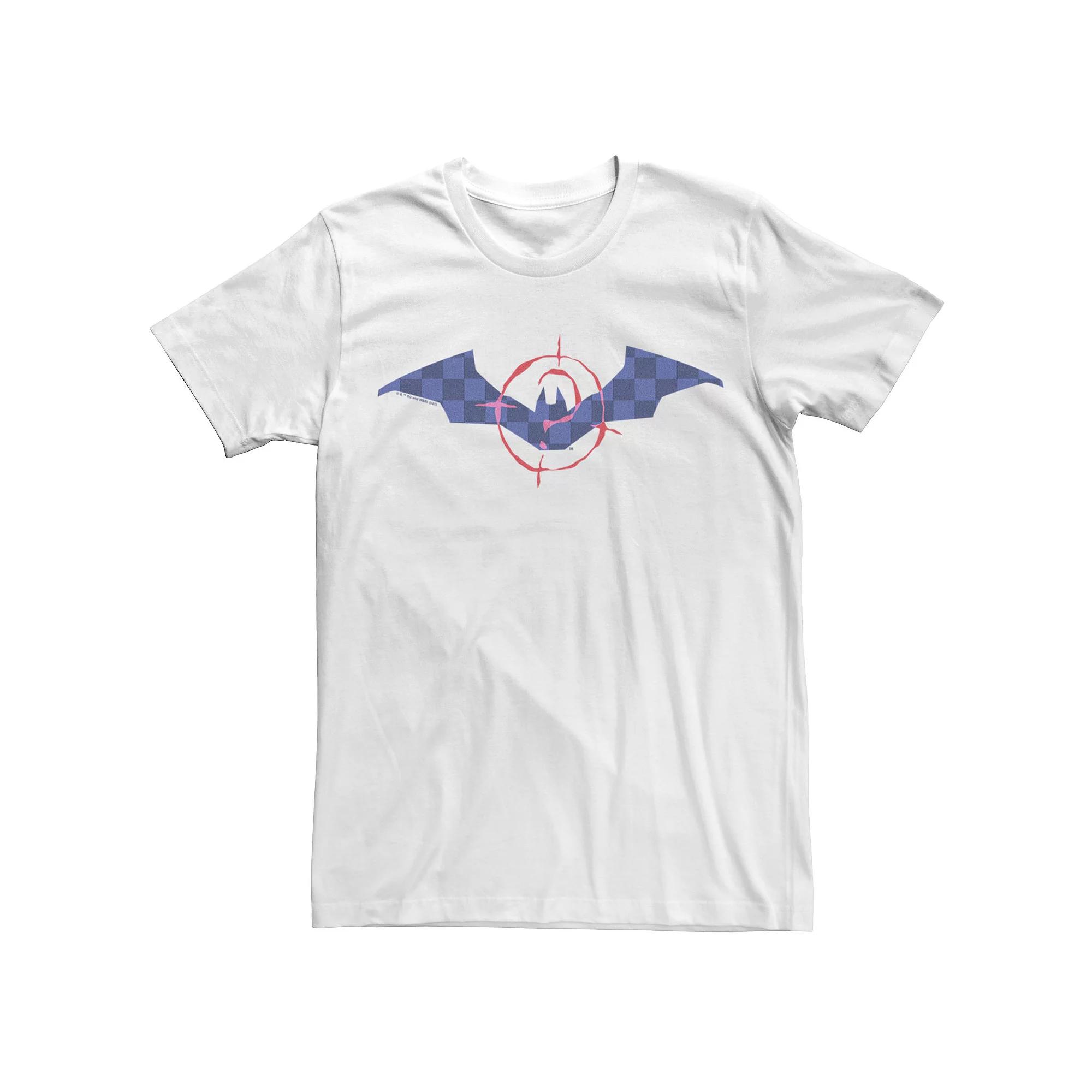 Men's DC Comics The Batman Mask Up Red And Blue Tee,  Product Image