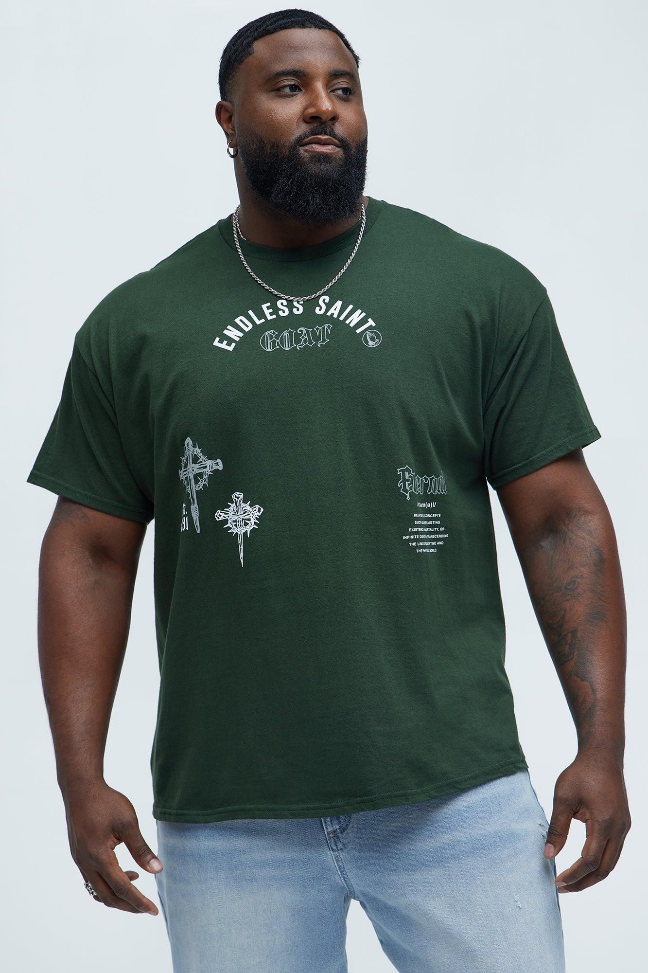Endless Saint Eternal Short Sleeve Tee - Hunter Green Product Image