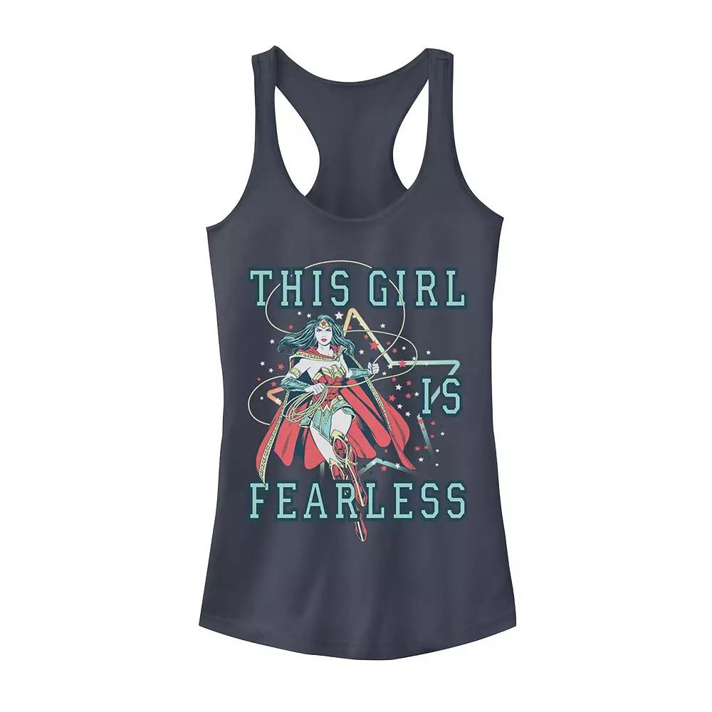Juniors' DC Comics Wonder Woman "This Girl Is Fearless" Tank Top, Girl's,  Product Image
