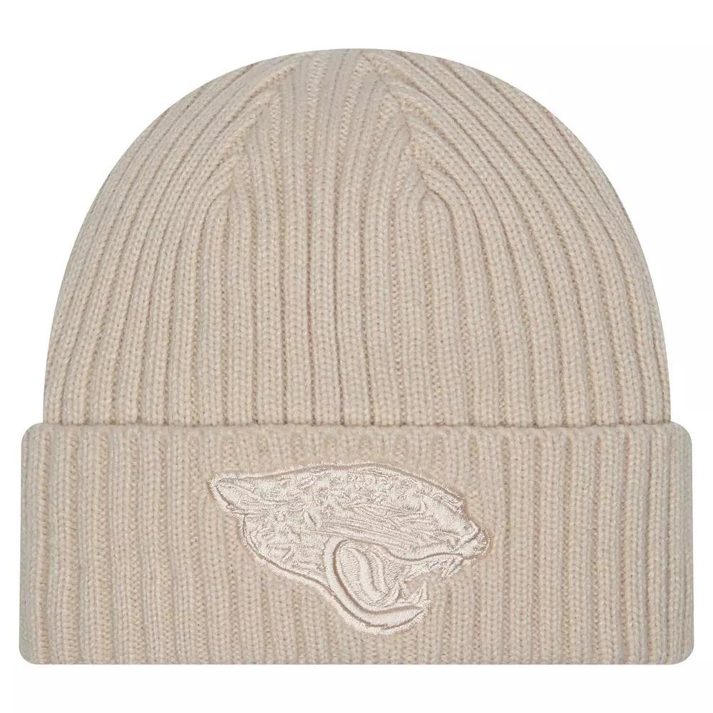 Men's New Era Stone Jacksonville Jaguars Color Pack Cuffed Knit Hat, Team Product Image
