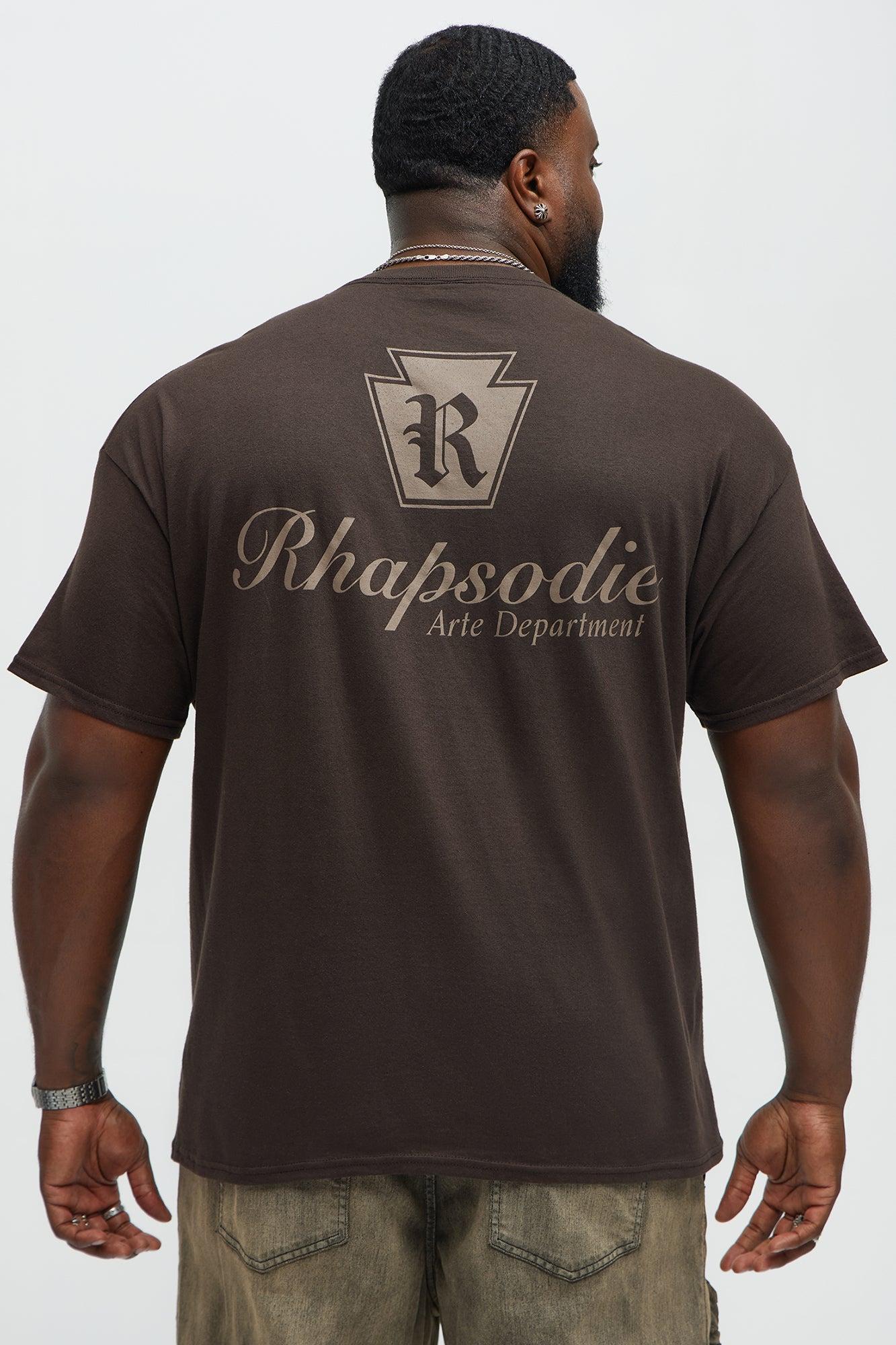 Rhapsodie Art Dept Short Sleeve Tee - Chocolate Male Product Image