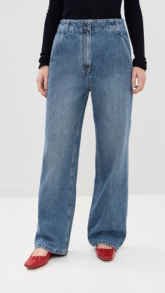 Tibi Spring Denim Barry Jeans | Shopbop Product Image