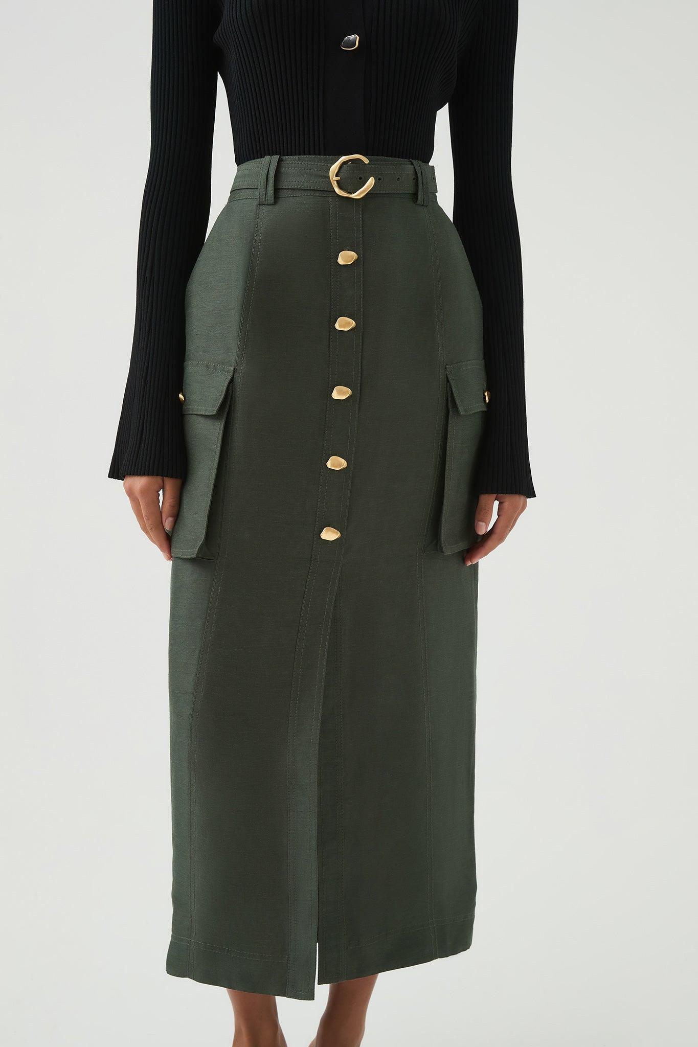 Paloma Utility Midi Skirt Product Image