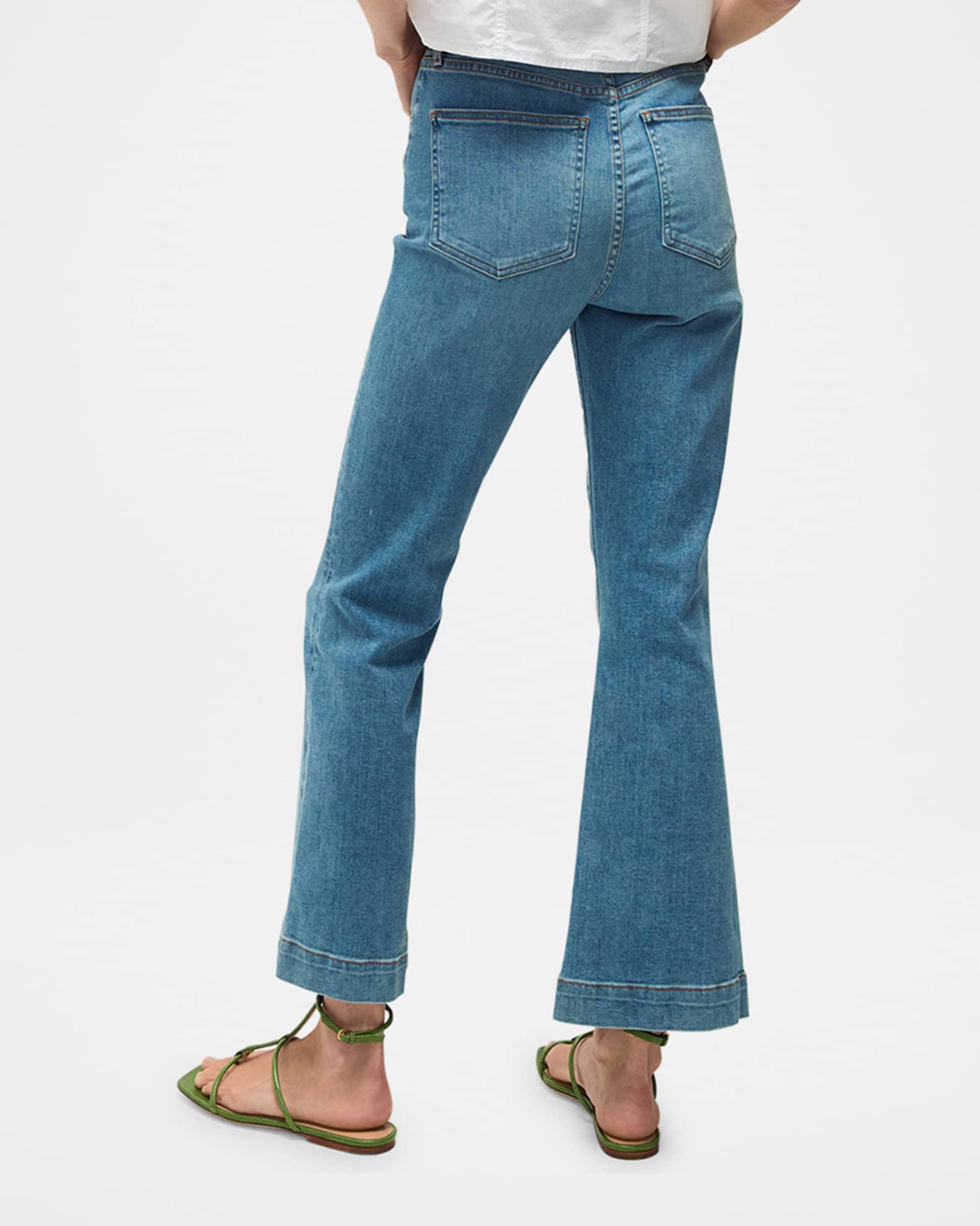 Carson High-Rise Ankle Flare Jeans Product Image