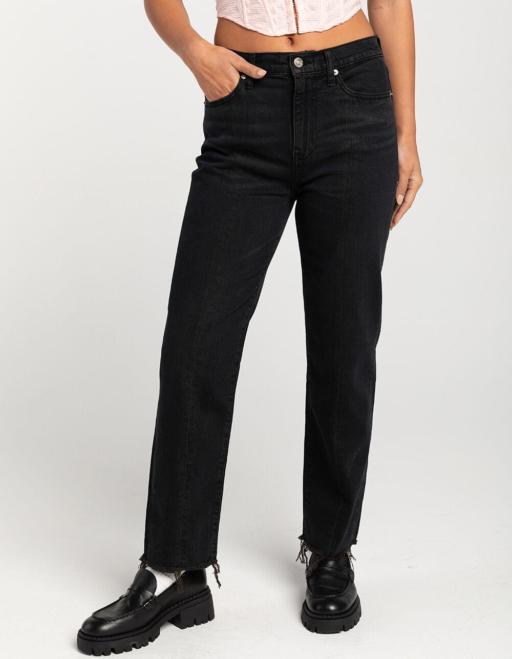 DAZE Straight Up Womens Jeans - BLACK Product Image