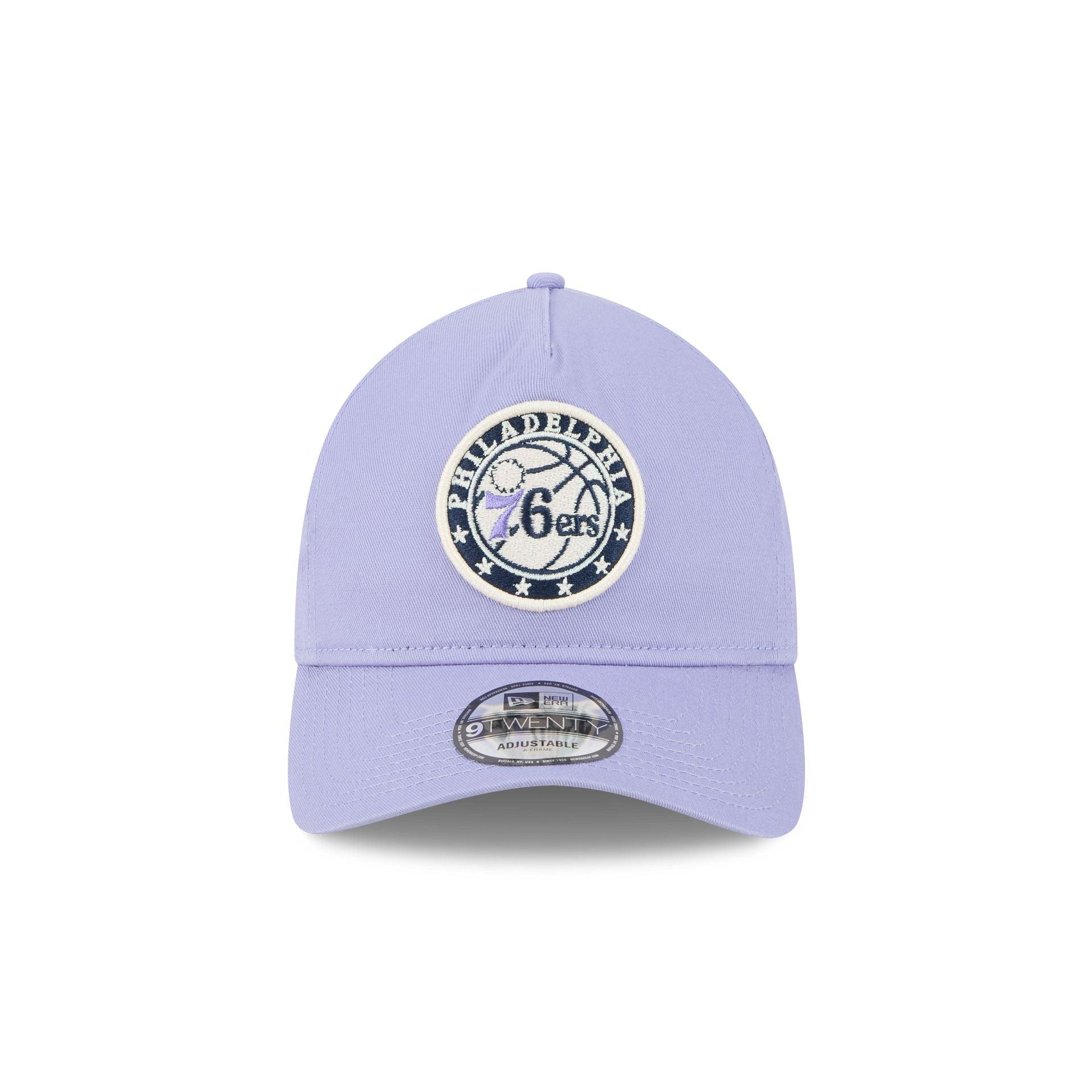 Philadelphia 76ers Lavender 9TWENTY A-Frame Adjustable Hat Male Product Image