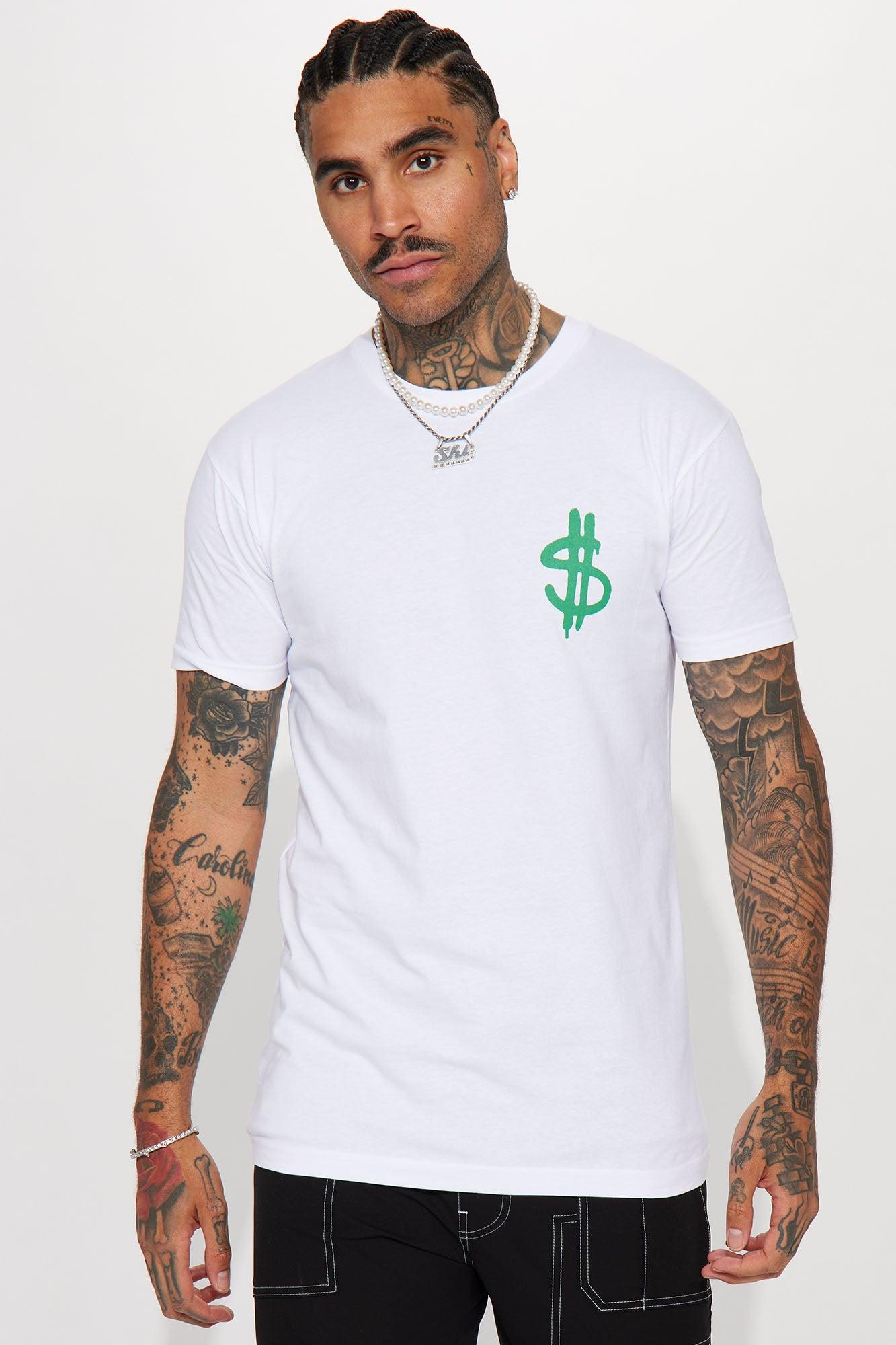 Dirty Money Short Sleeve Tee - White Product Image