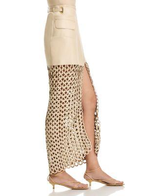 Kallan Leather Skirt Product Image