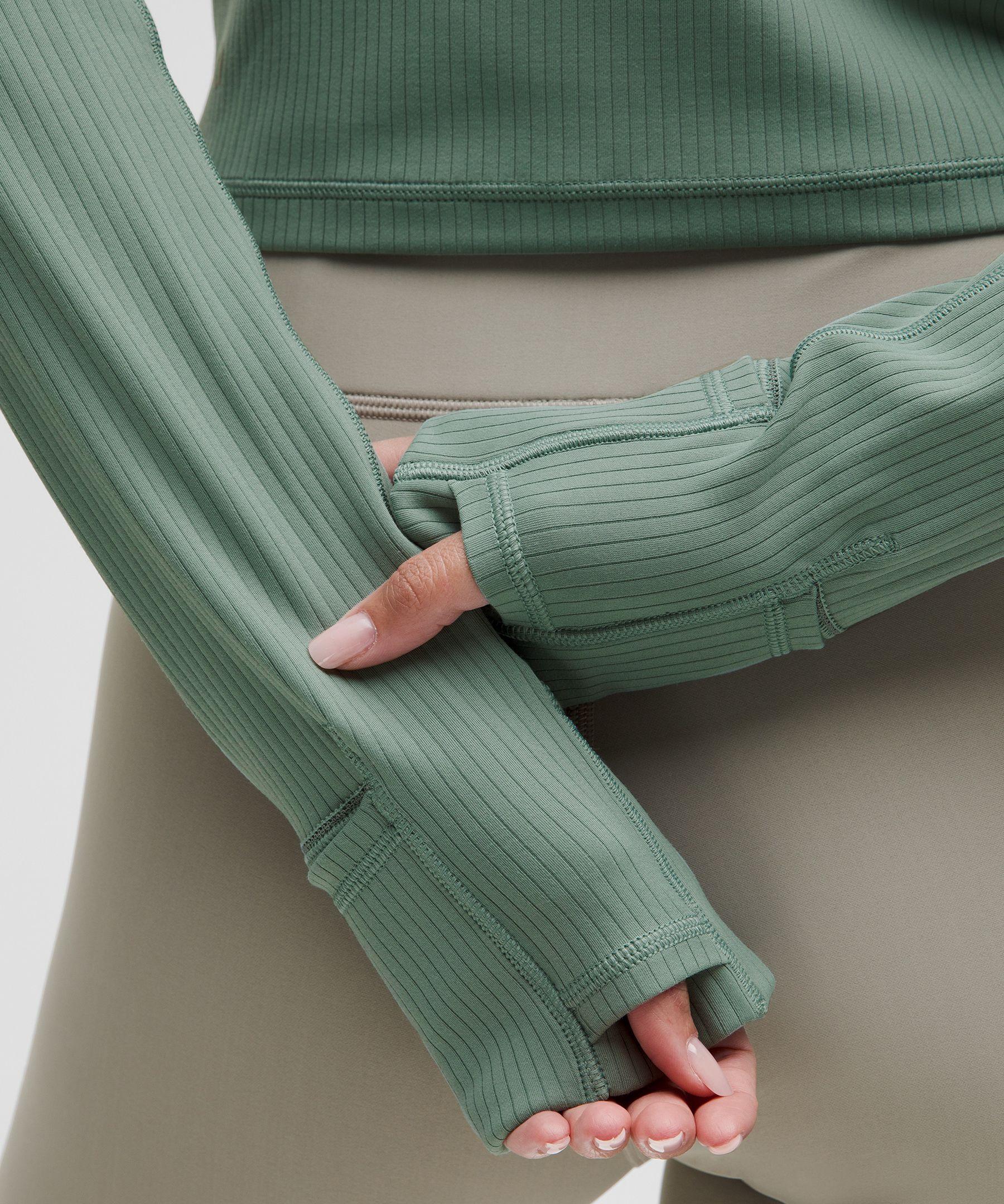 It's Rulu Ribbed Cropped Half Zip *Updated Product Image