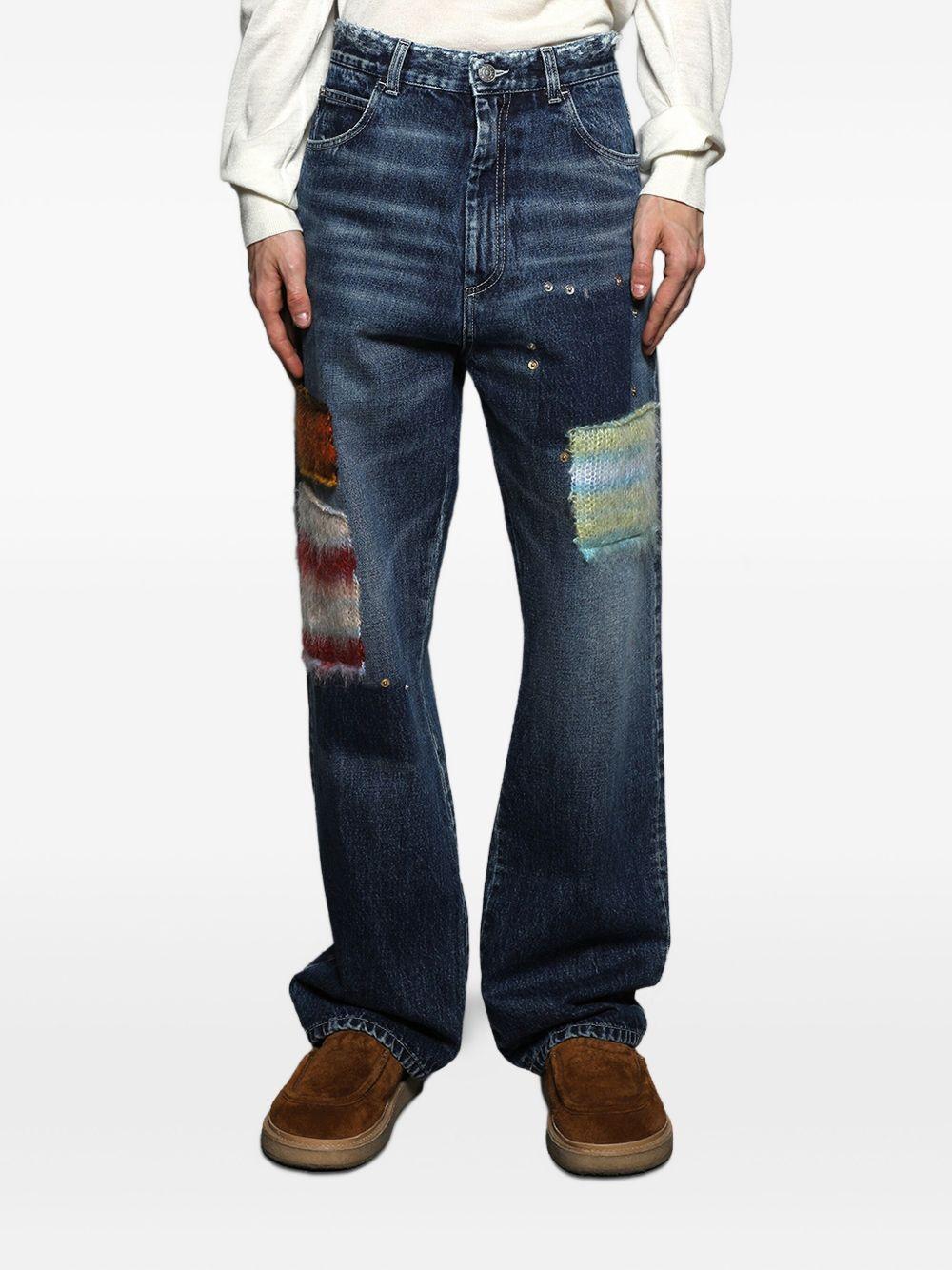 logo-patch jeans Product Image