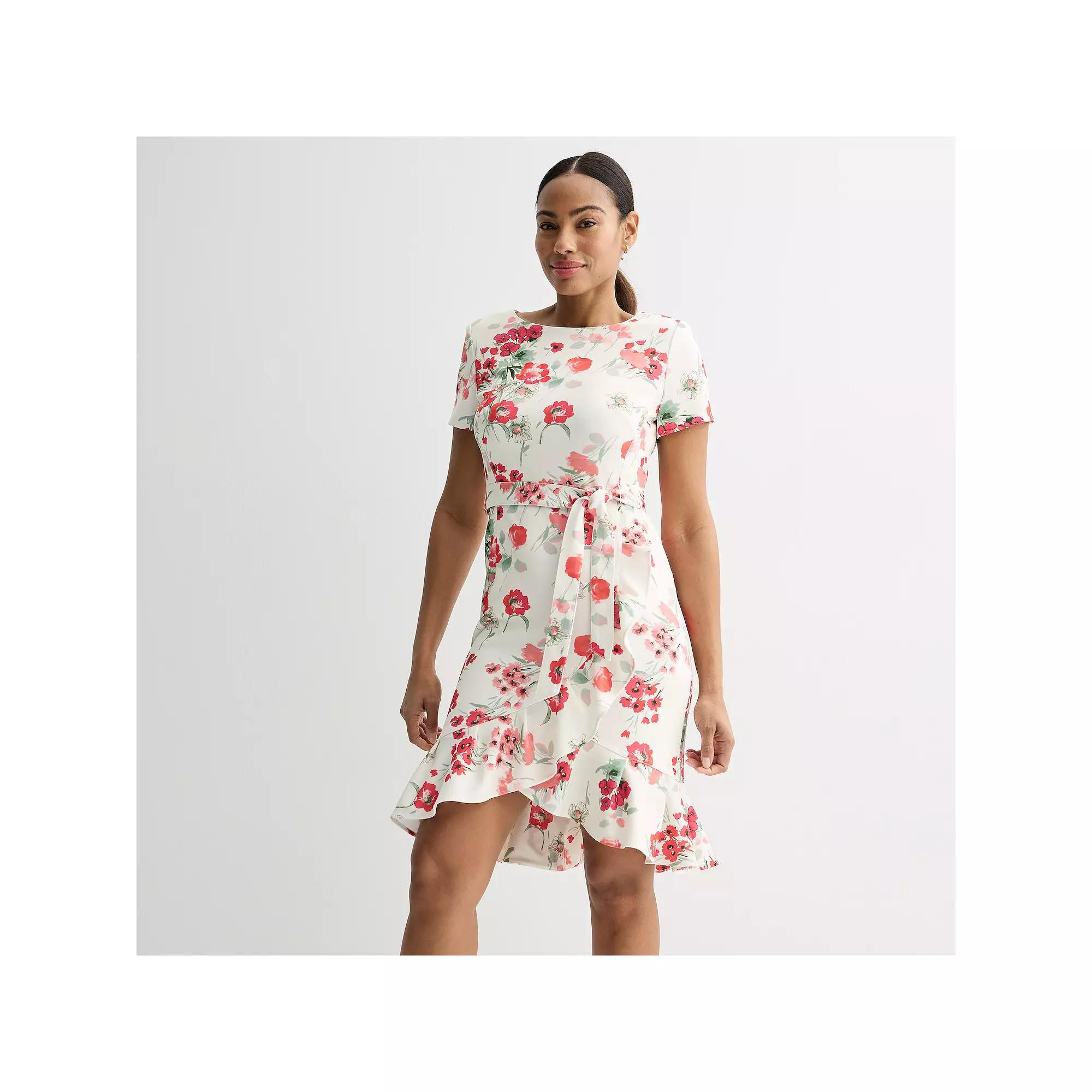 Women's Andrew Marc Flounce Hem Mini Dress,  Product Image