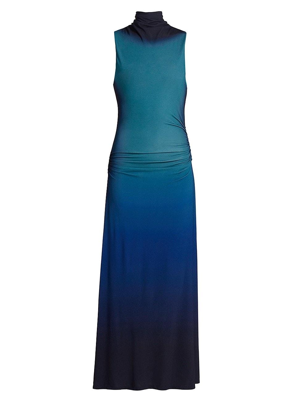Womens Aldina Ombr Fit & Flare Maxi Dress Product Image