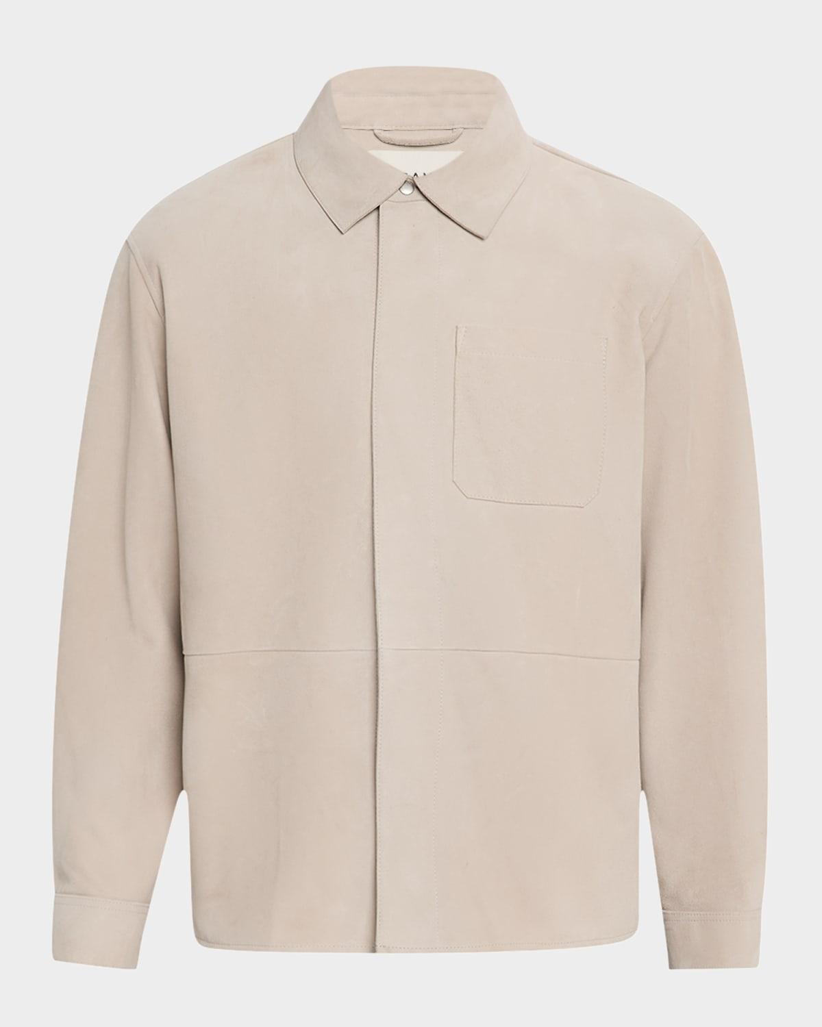 Men's Suede Overshirt Product Image