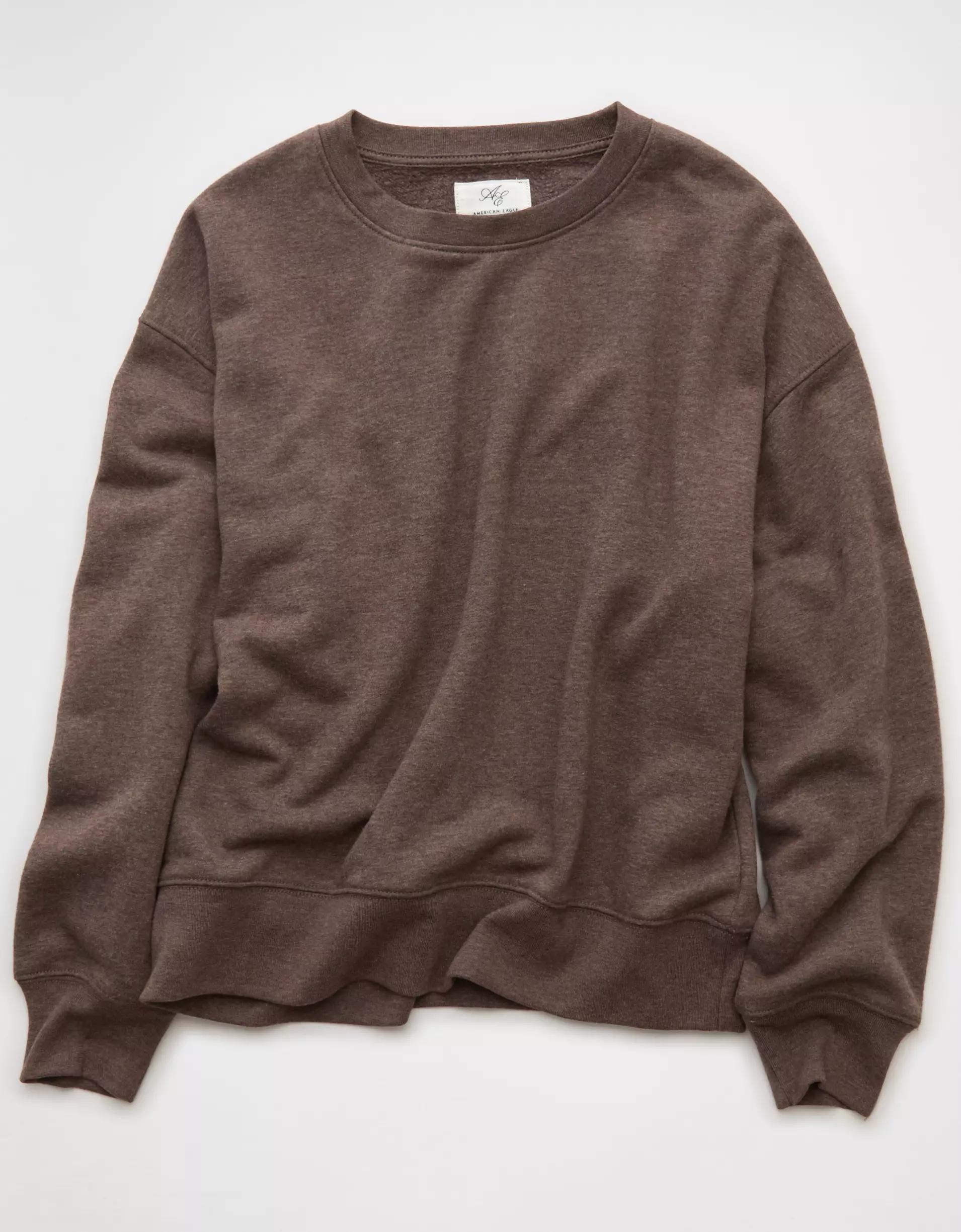 AE Everyday Luxe Crew Neck Sweatshirt Product Image