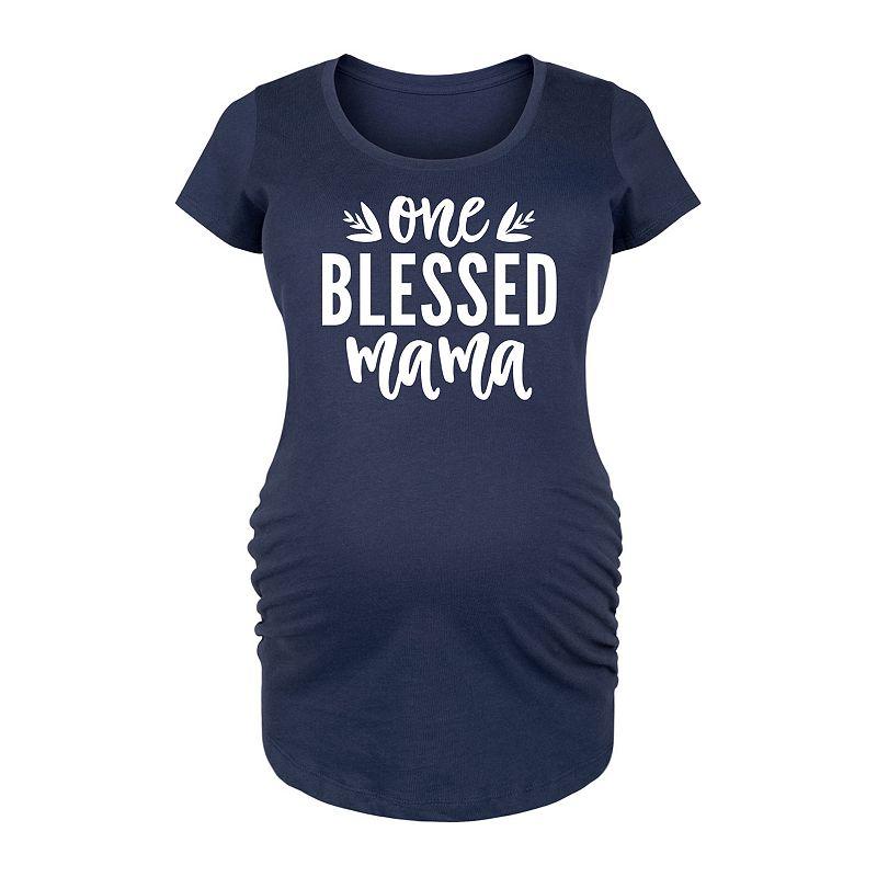 Maternity One Blessed Mama Graphic Tee, Women's,  Product Image