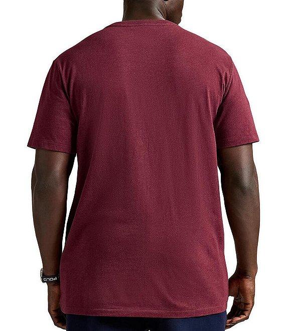 Polo Ralph Lauren Big & Tall Classic Fit Short Sleeve Cotton Jersey V-Neck T-Shirt Product Image